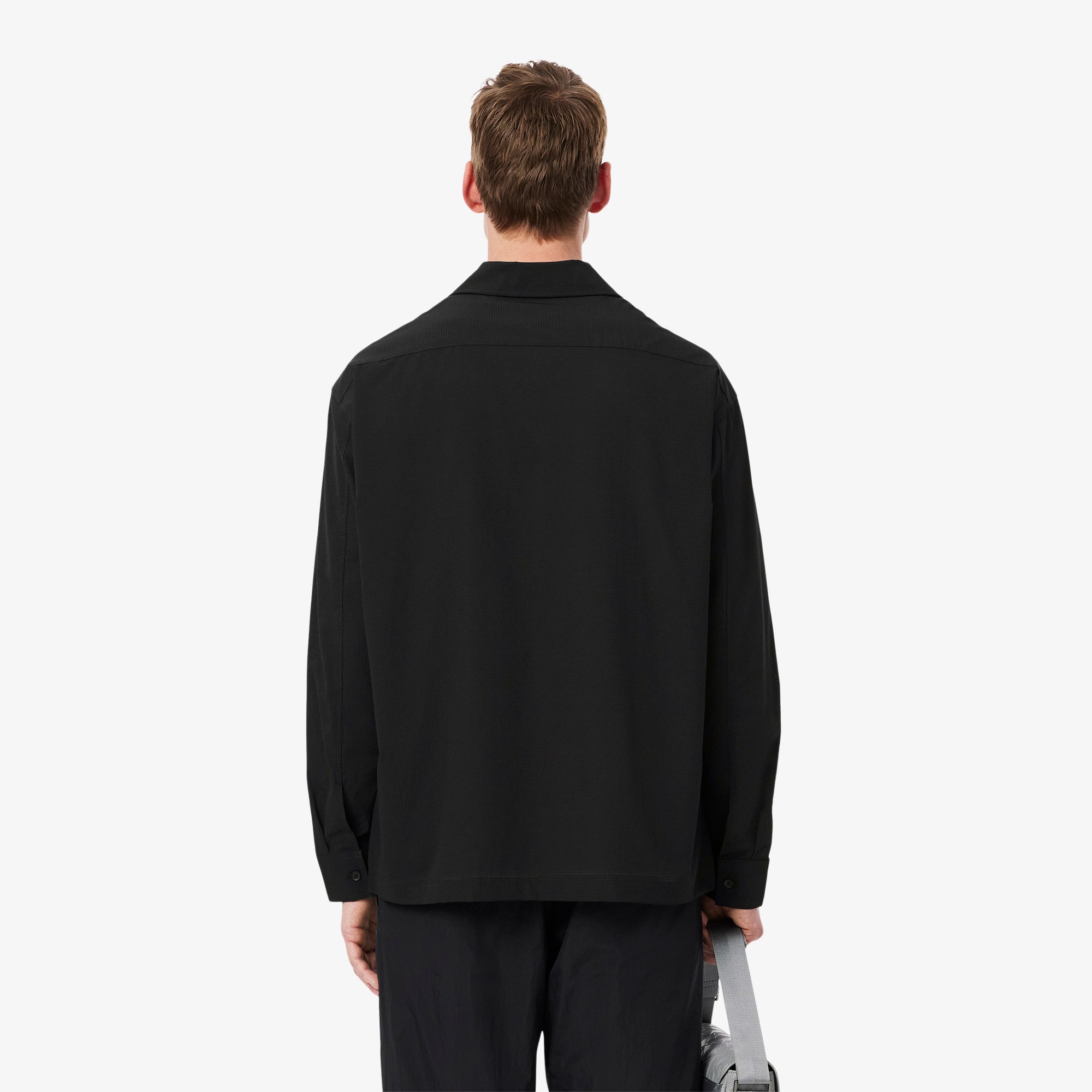 Lightweight Relaxed Fit Perforated Shirt