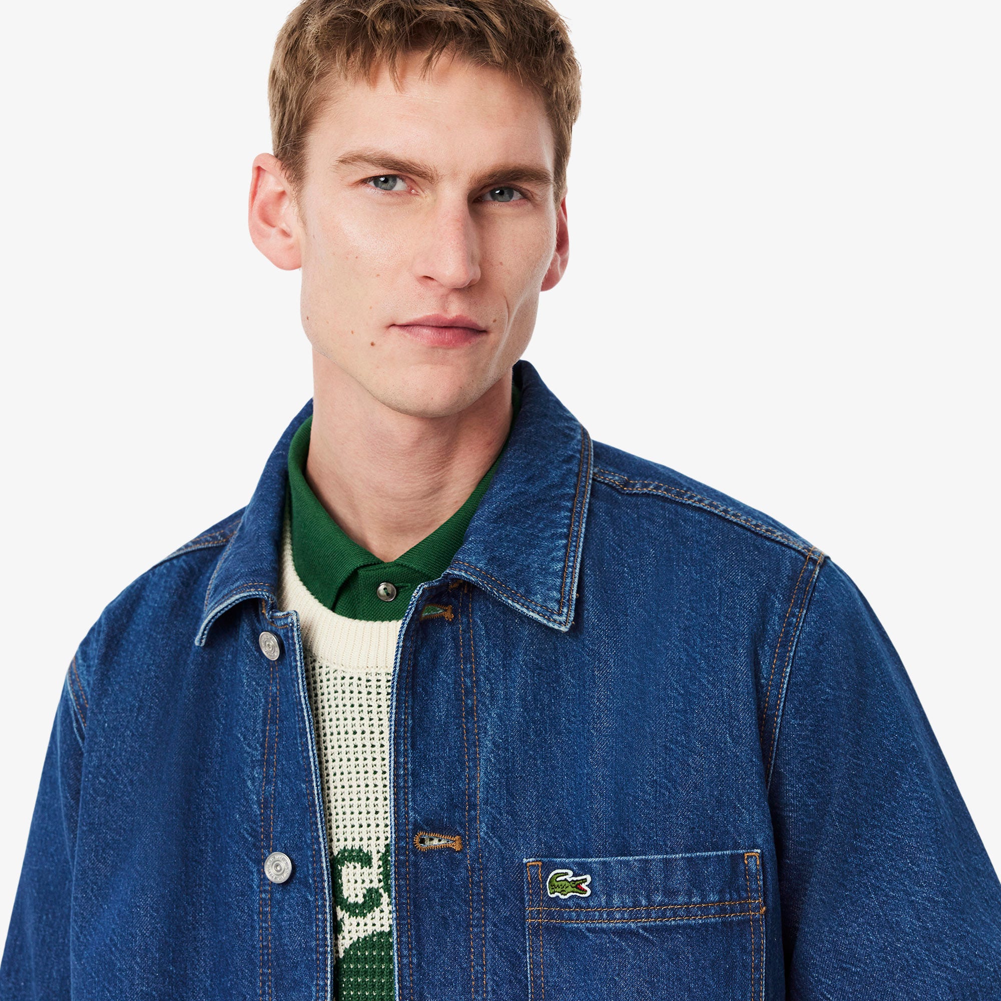 Heavy Cotton Denim Overshirt