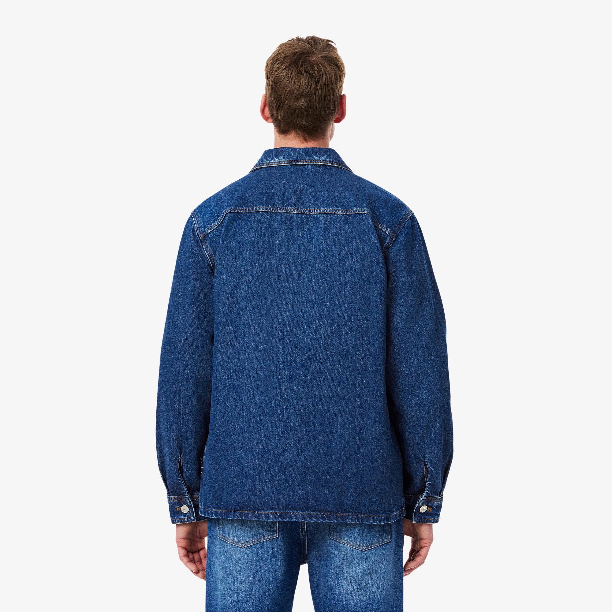 Heavy Cotton Denim Overshirt