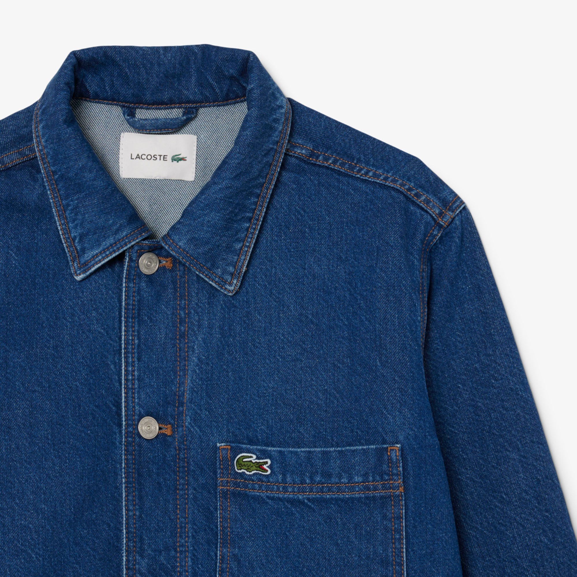 Heavy Cotton Denim Overshirt