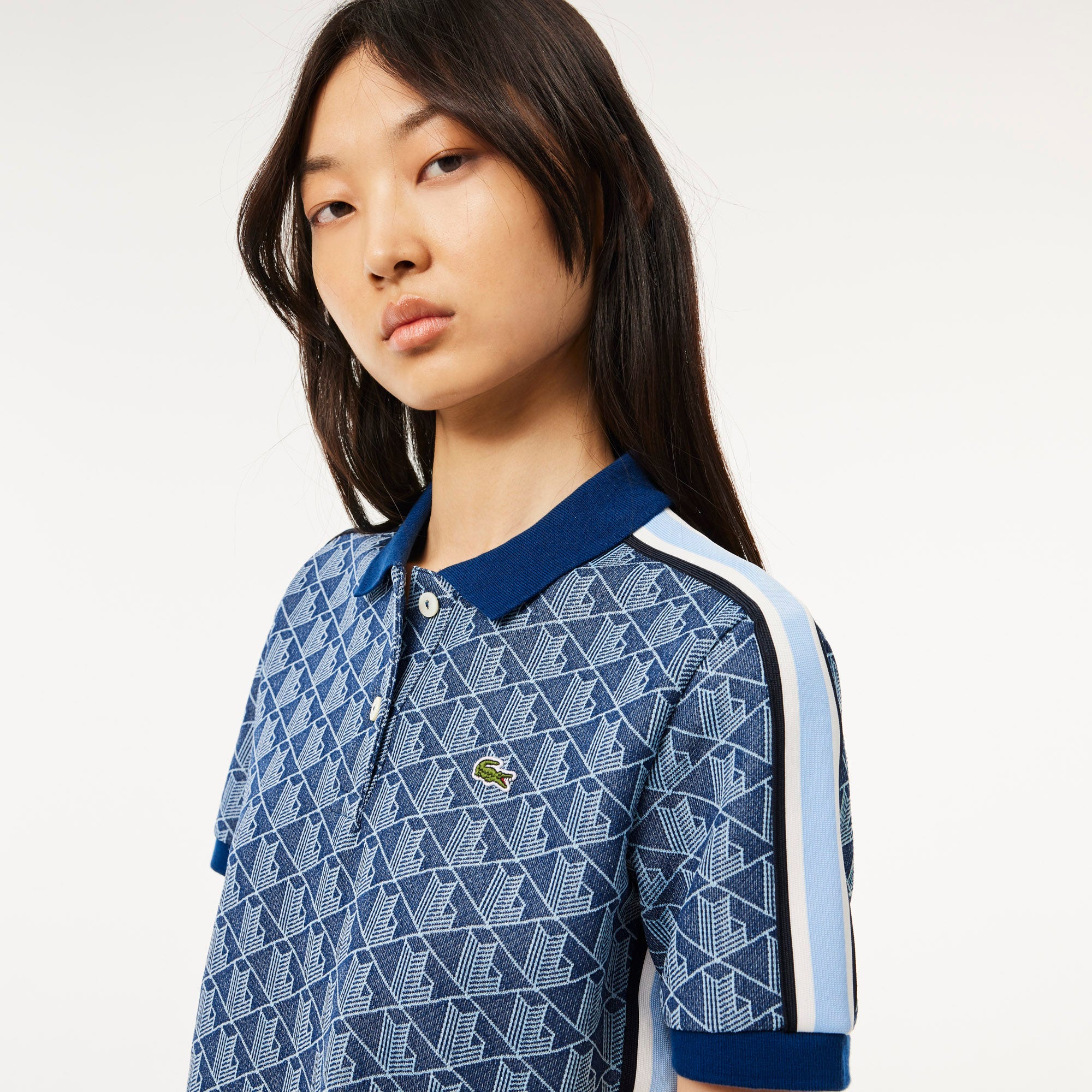 Jacquard Monogram Polo Shirt