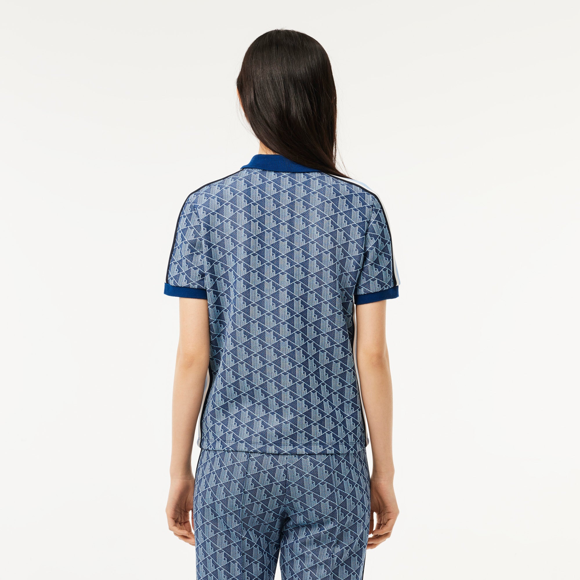 Jacquard Monogram Polo Shirt
