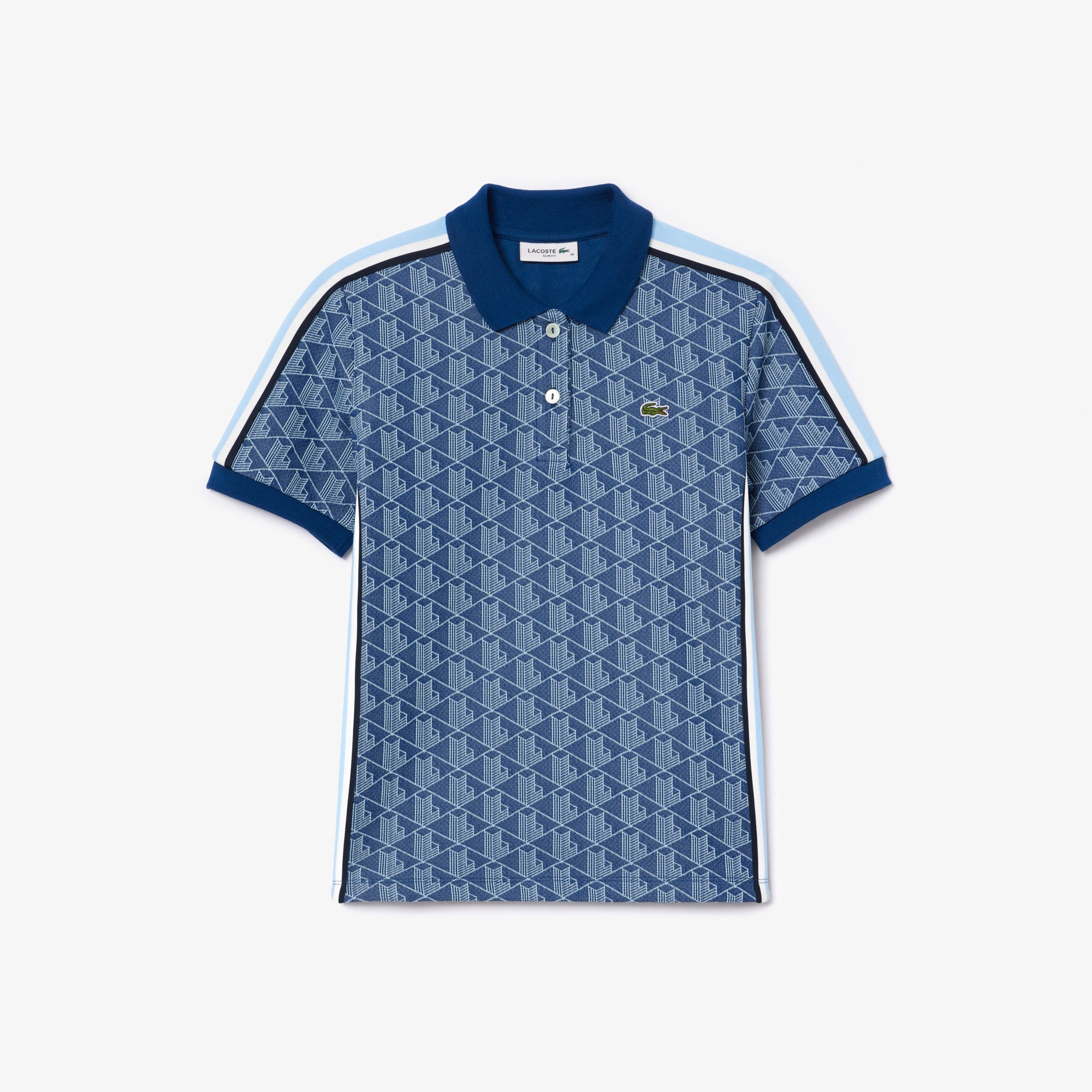 Jacquard Monogram Polo Shirt