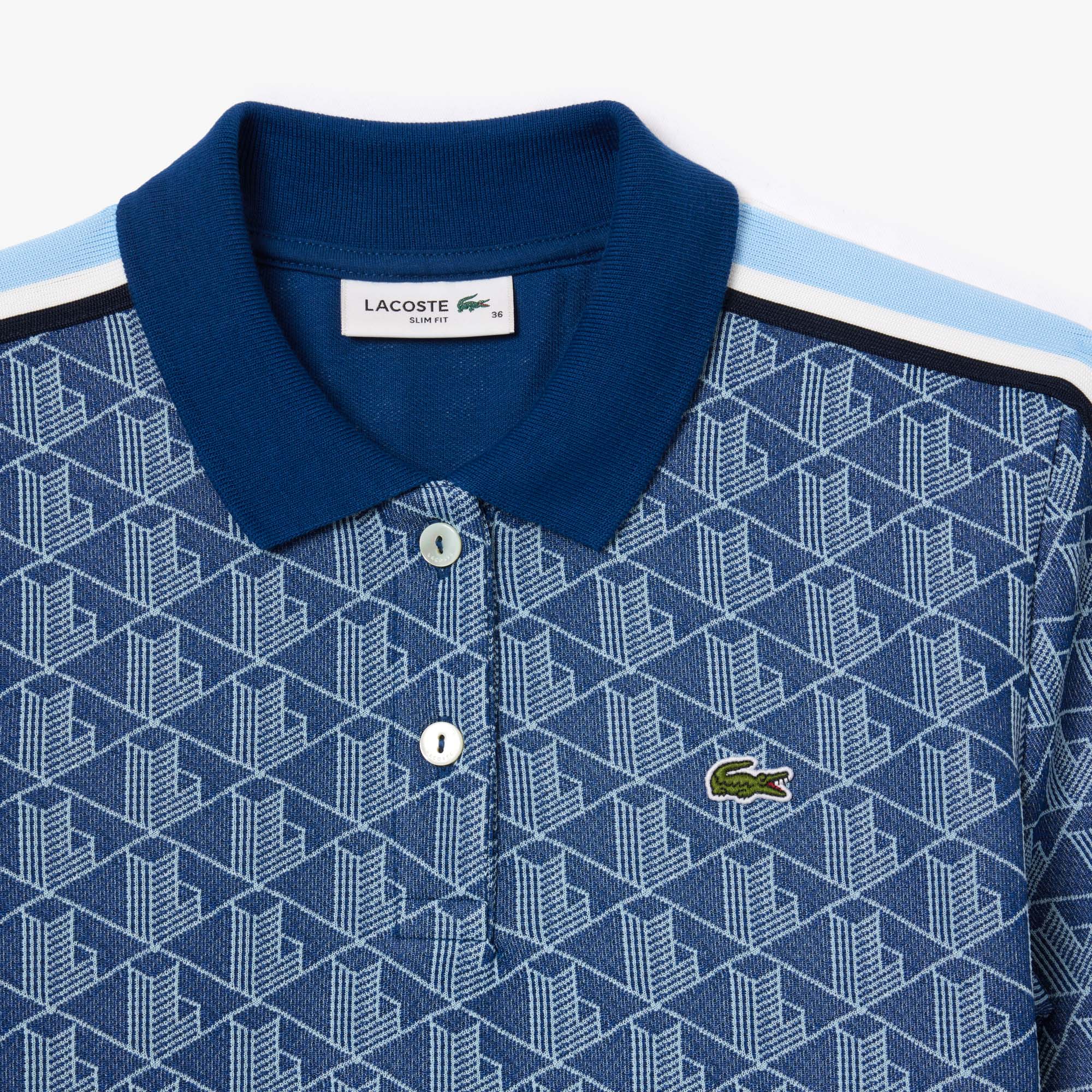 Jacquard Monogram Polo Shirt