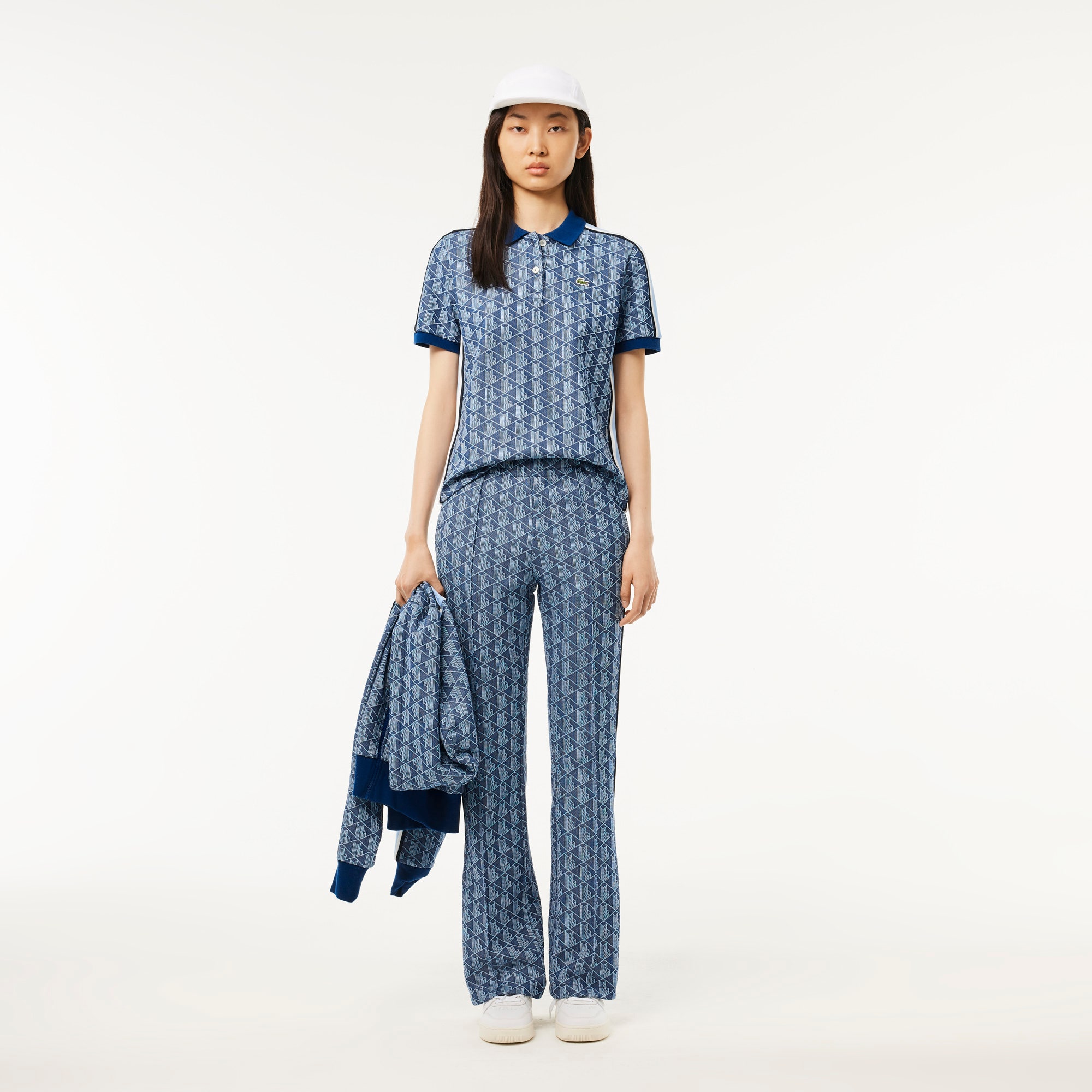 Jacquard Monogram Polo Shirt