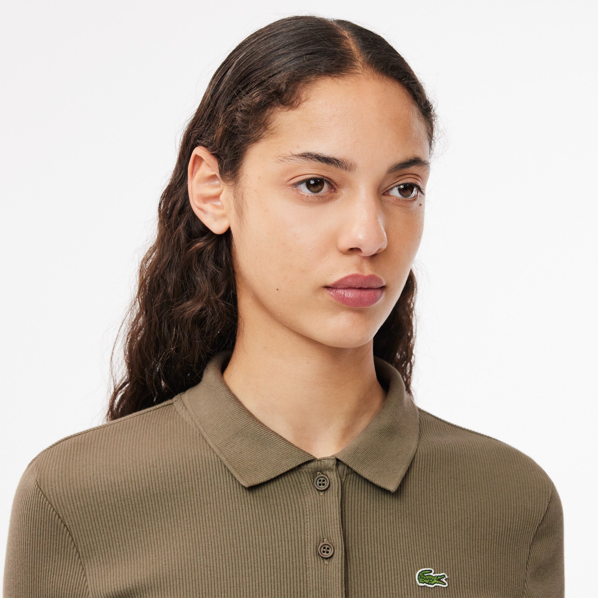 L.12.D Slim Fit Ribbed Cotton Polo Shirt