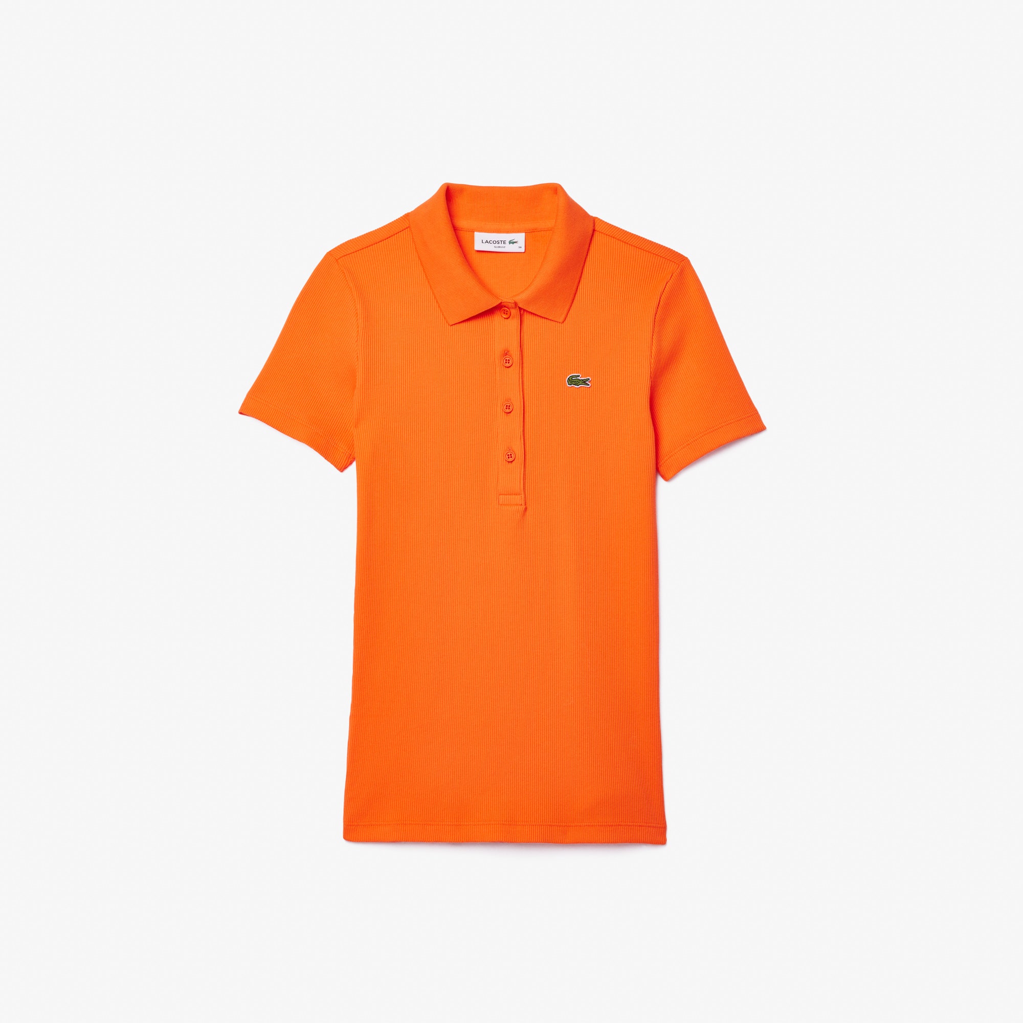 L.12.D Slim Fit Ribbed Cotton Polo Shirt