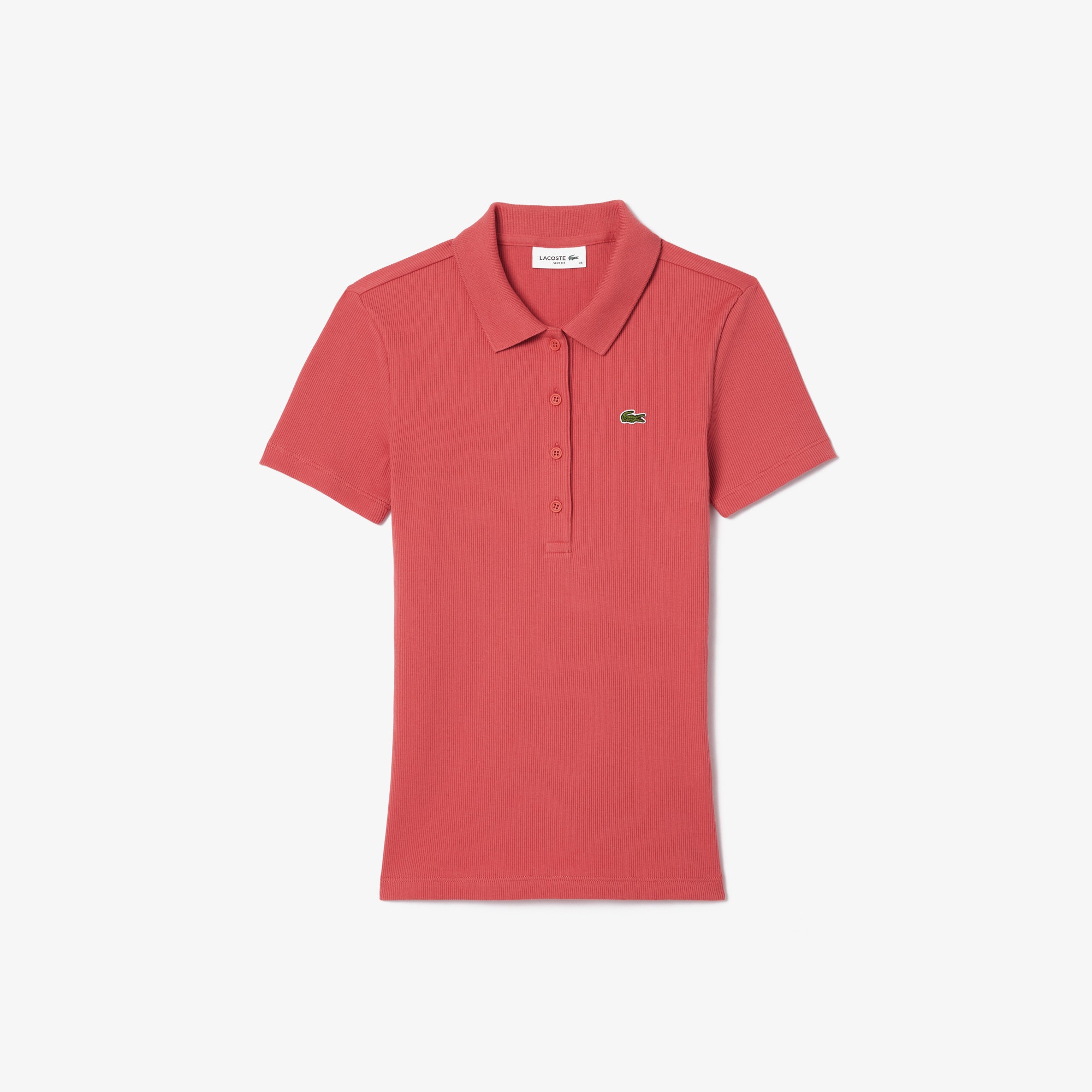 L.12.D Slim Fit Ribbed Cotton Polo Shirt