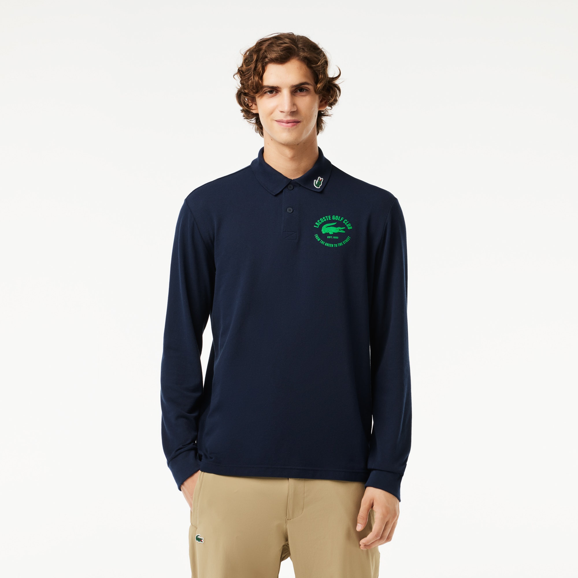 Long Sleeved Golf Anti-UV Polo Shirt