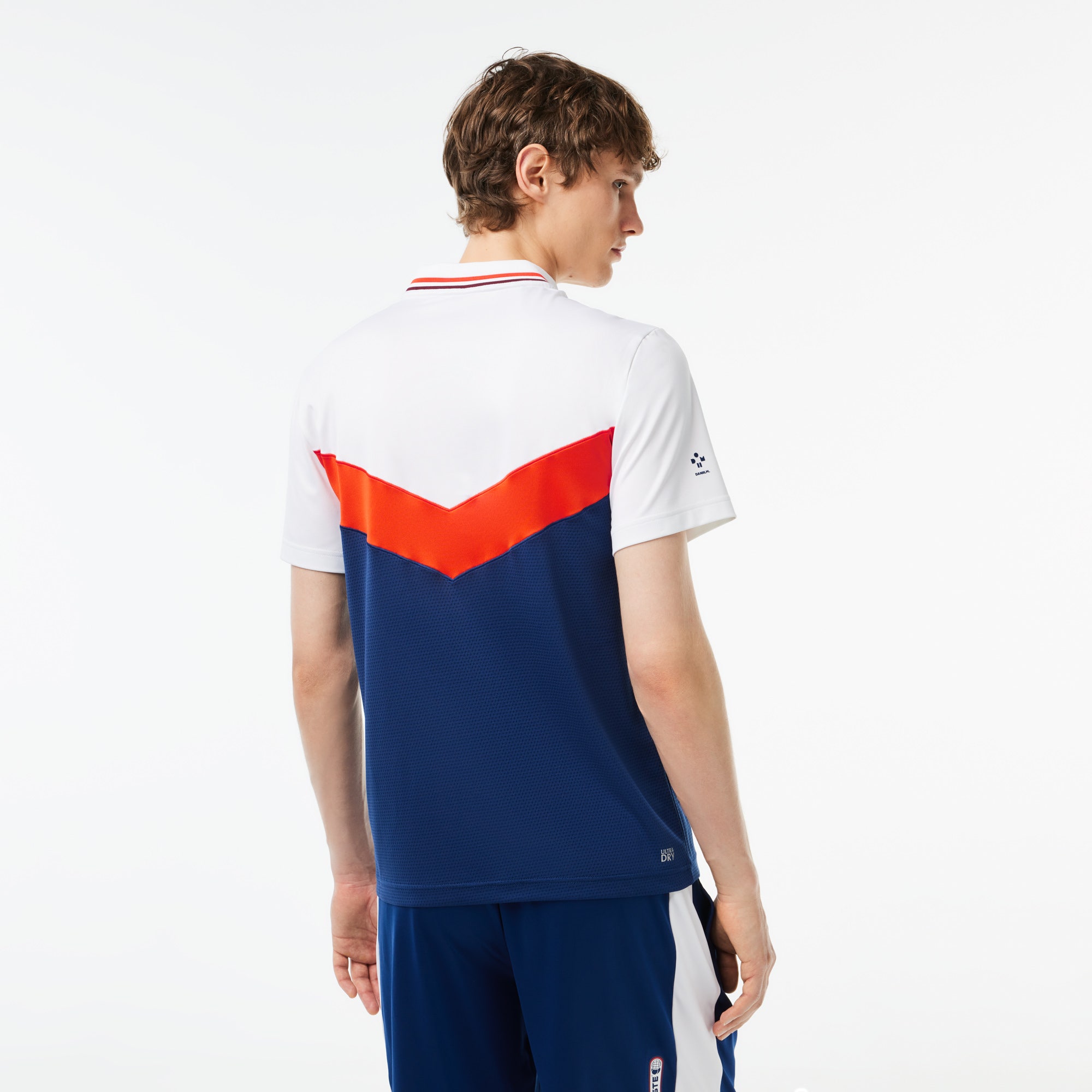 Slim Fit Lacoste Tennis x Daniil Medvedev Seamless Effect Polo Shirt