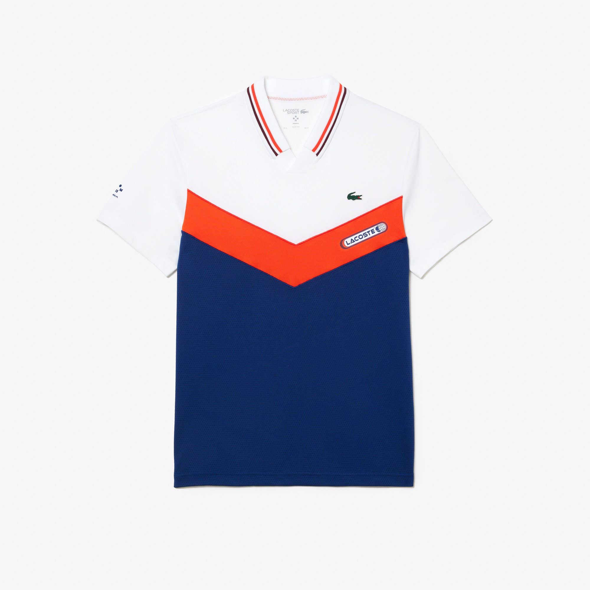 Slim Fit Lacoste Tennis x Daniil Medvedev Seamless Effect Polo Shirt