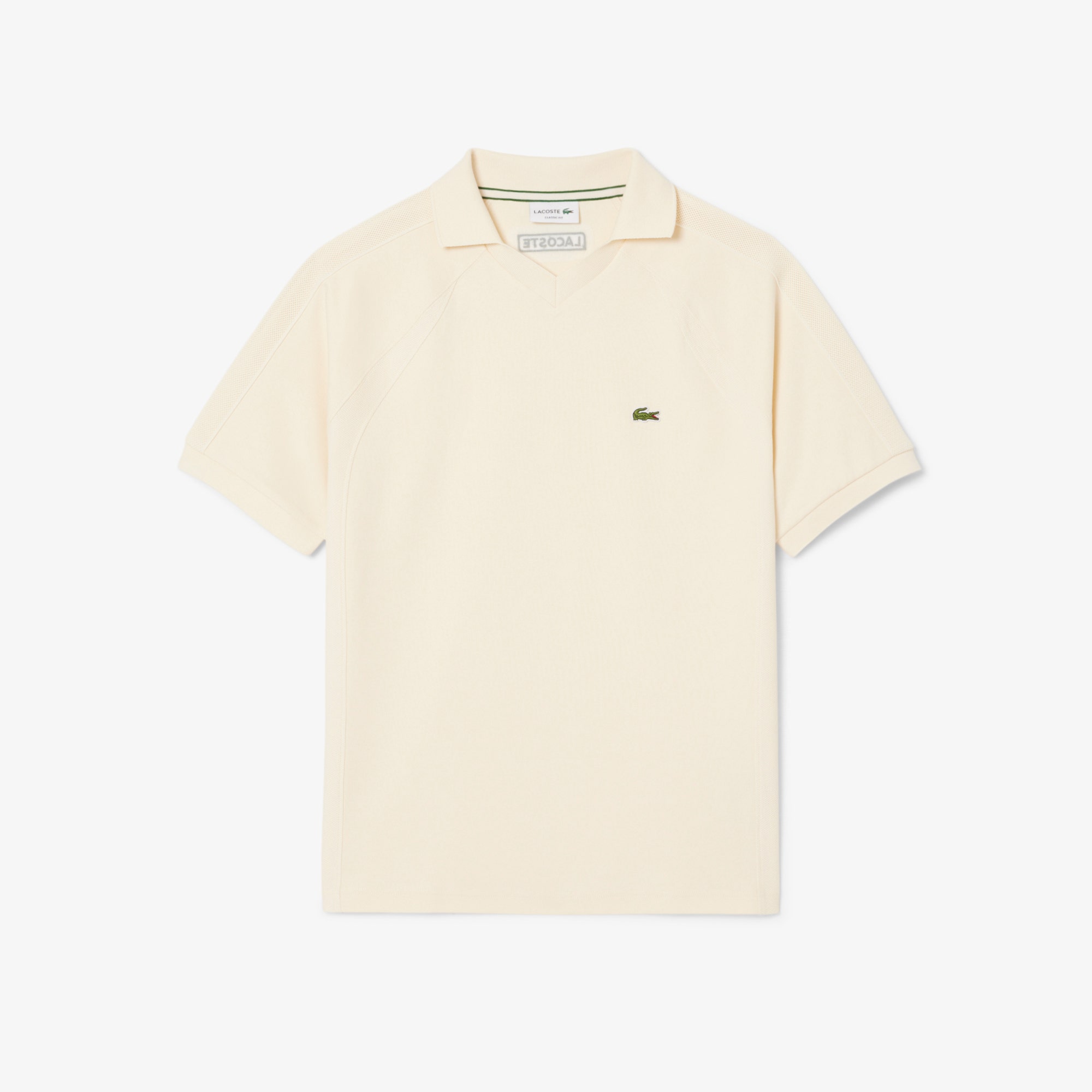 Classic Fit Pique Panel Polo Shirt