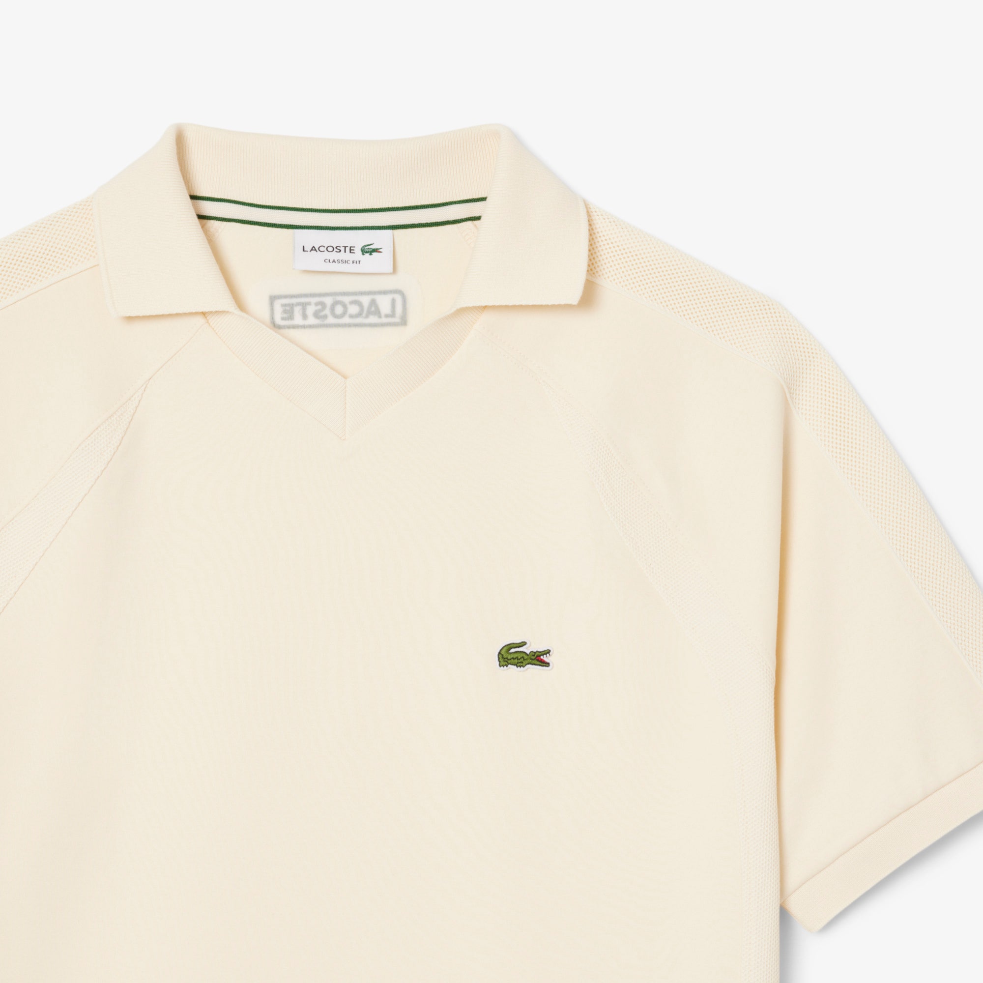 Classic Fit Pique Panel Polo Shirt