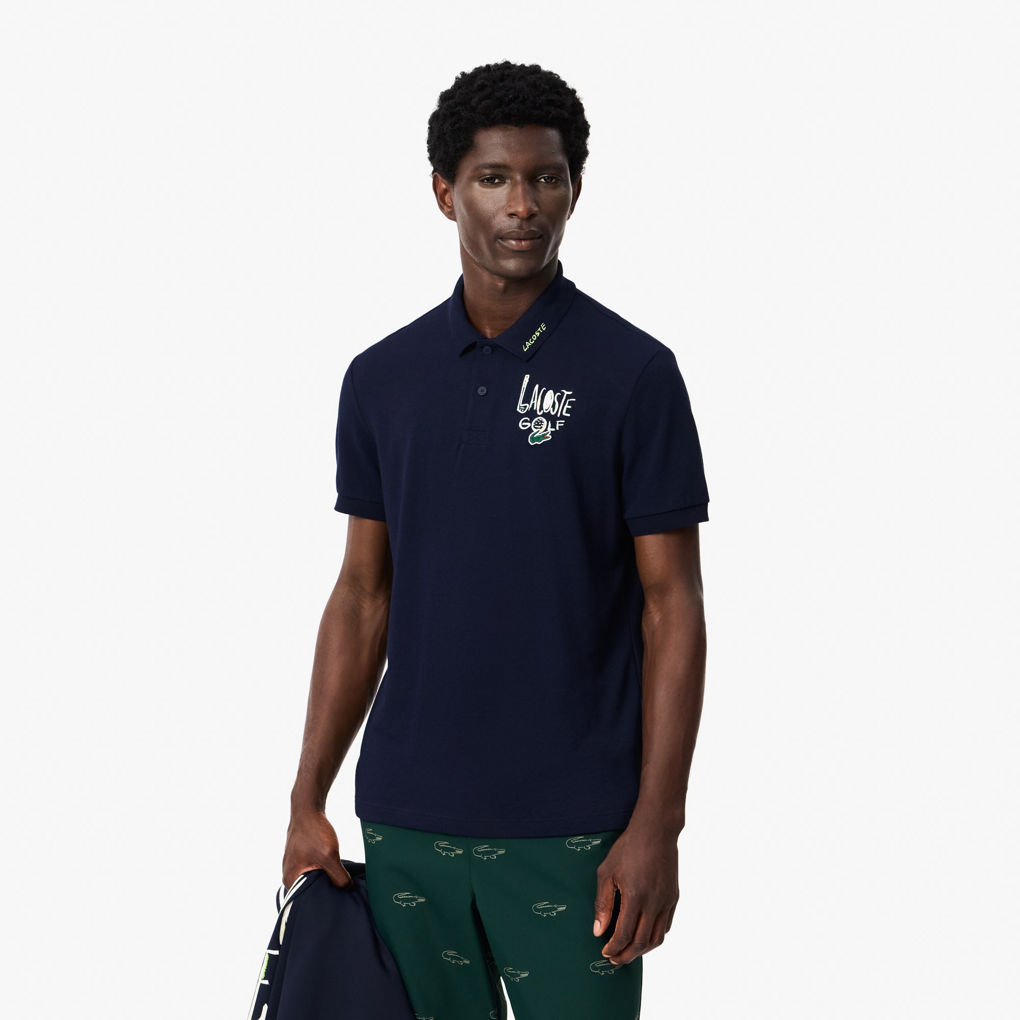 Classic Fit UV Protect Pique Golf Polo Shirt