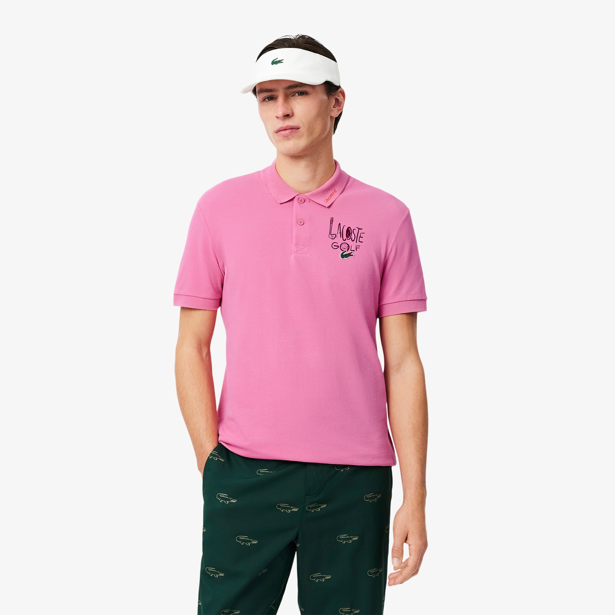 Classic Fit UV Protect Pique Golf Polo Shirt