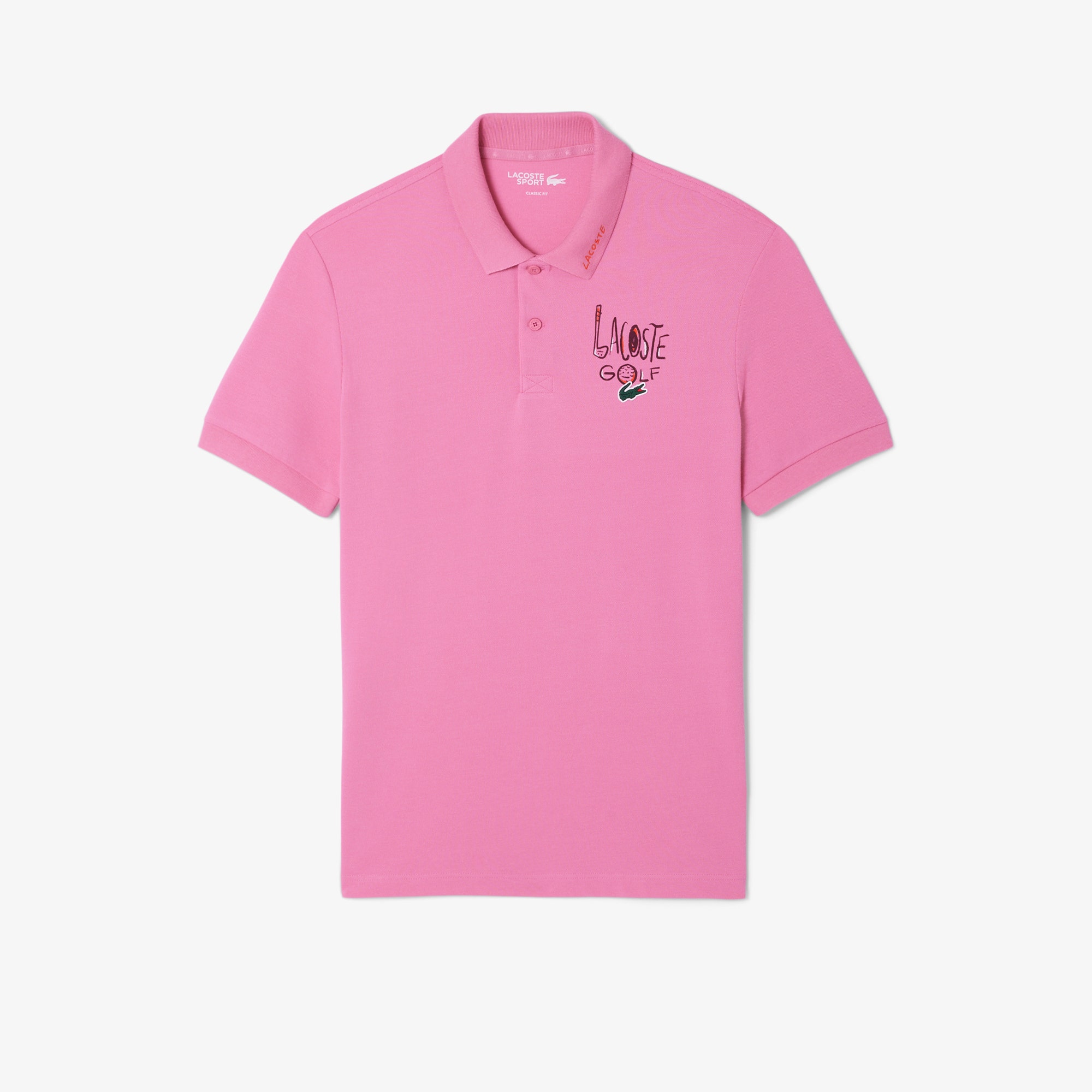 Classic Fit UV Protect Pique Golf Polo Shirt