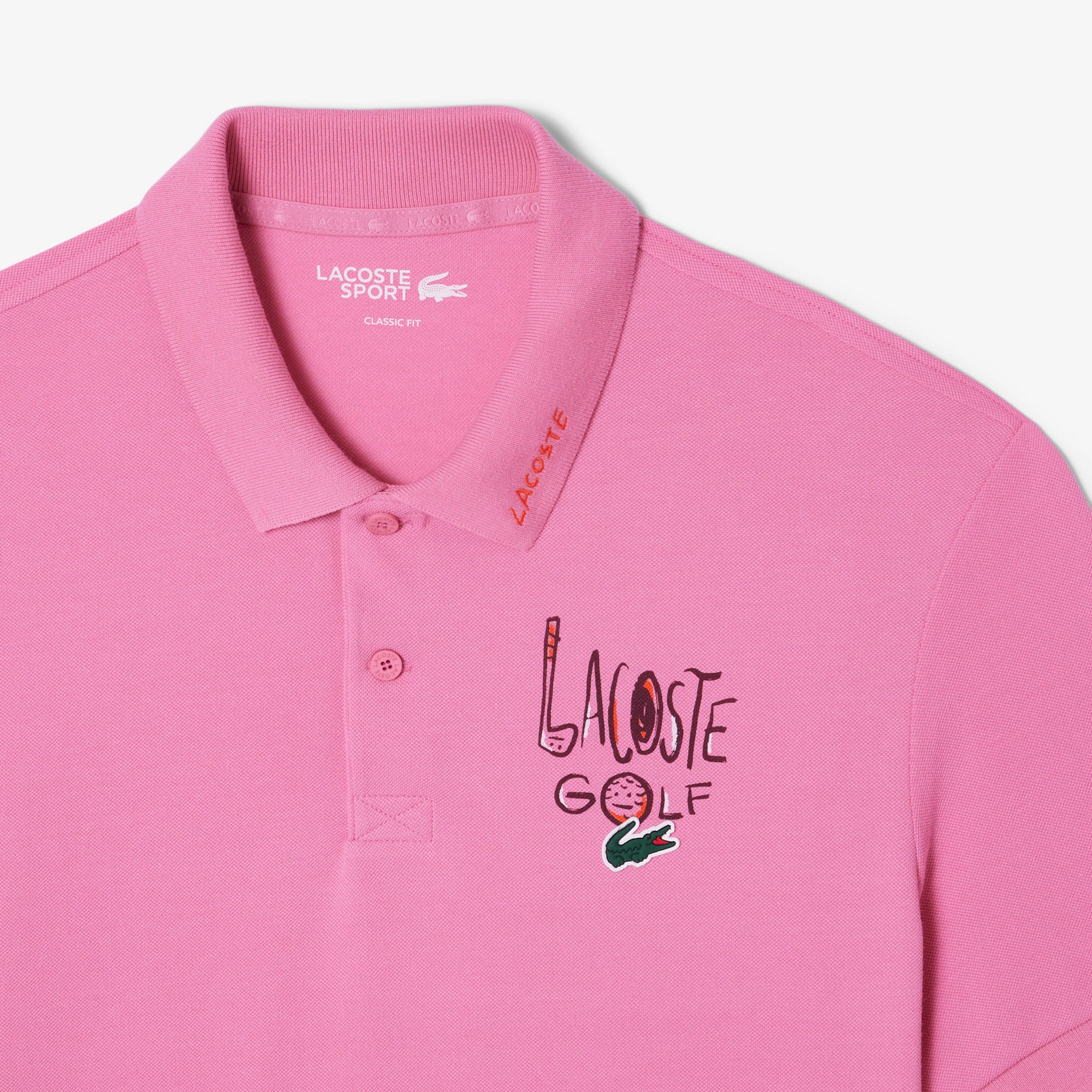 Classic Fit UV Protect Pique Golf Polo Shirt
