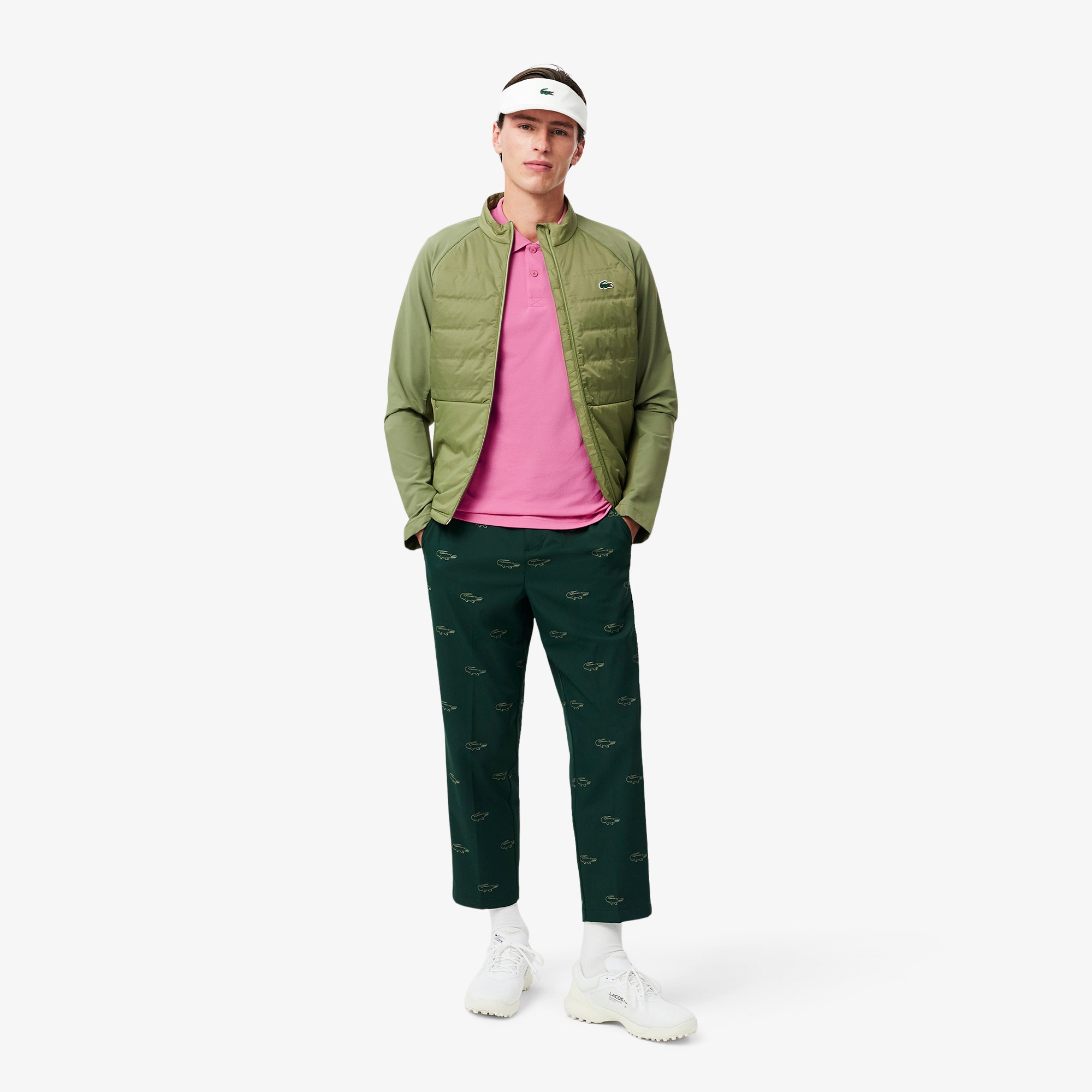 Classic Fit UV Protect Pique Golf Polo Shirt