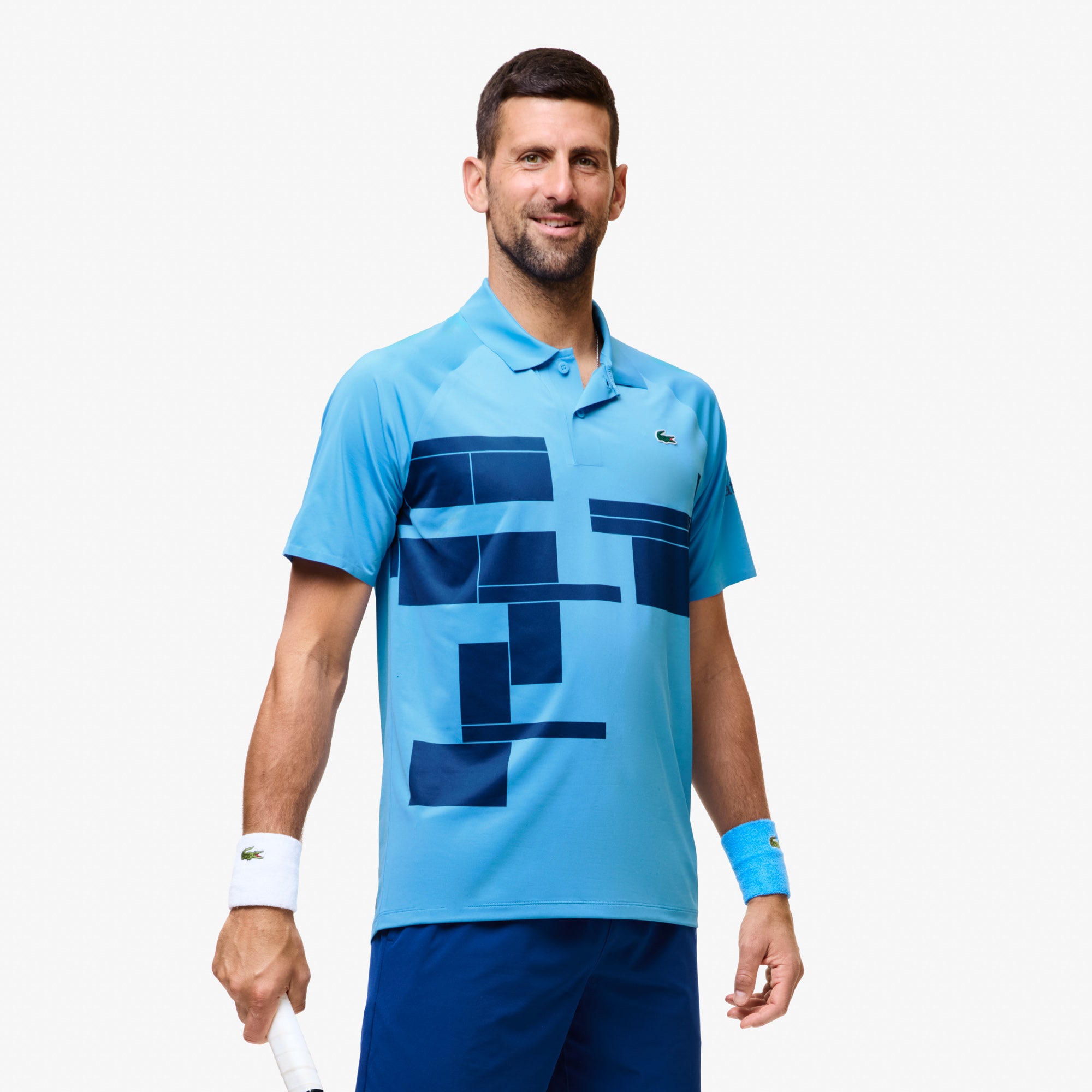 Lacoste Tennis x Novak Djokovic Regular Fit On Court Polo Shirt