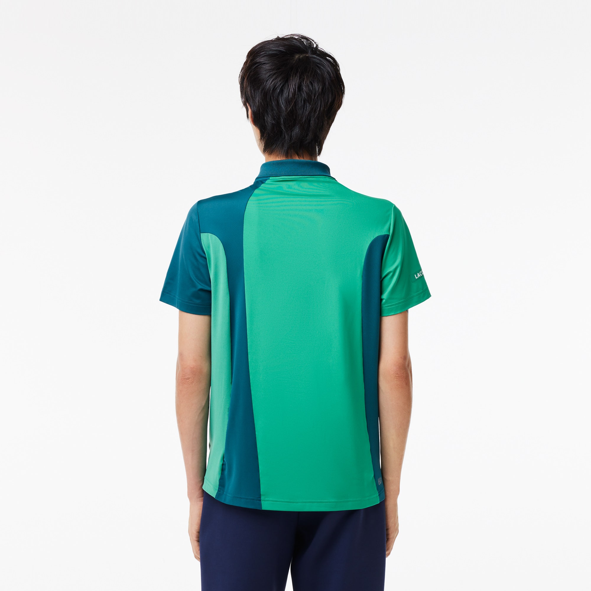 Men's Lacoste SPORT x Novak Djokovic Regular Fit Colour-Block Polo