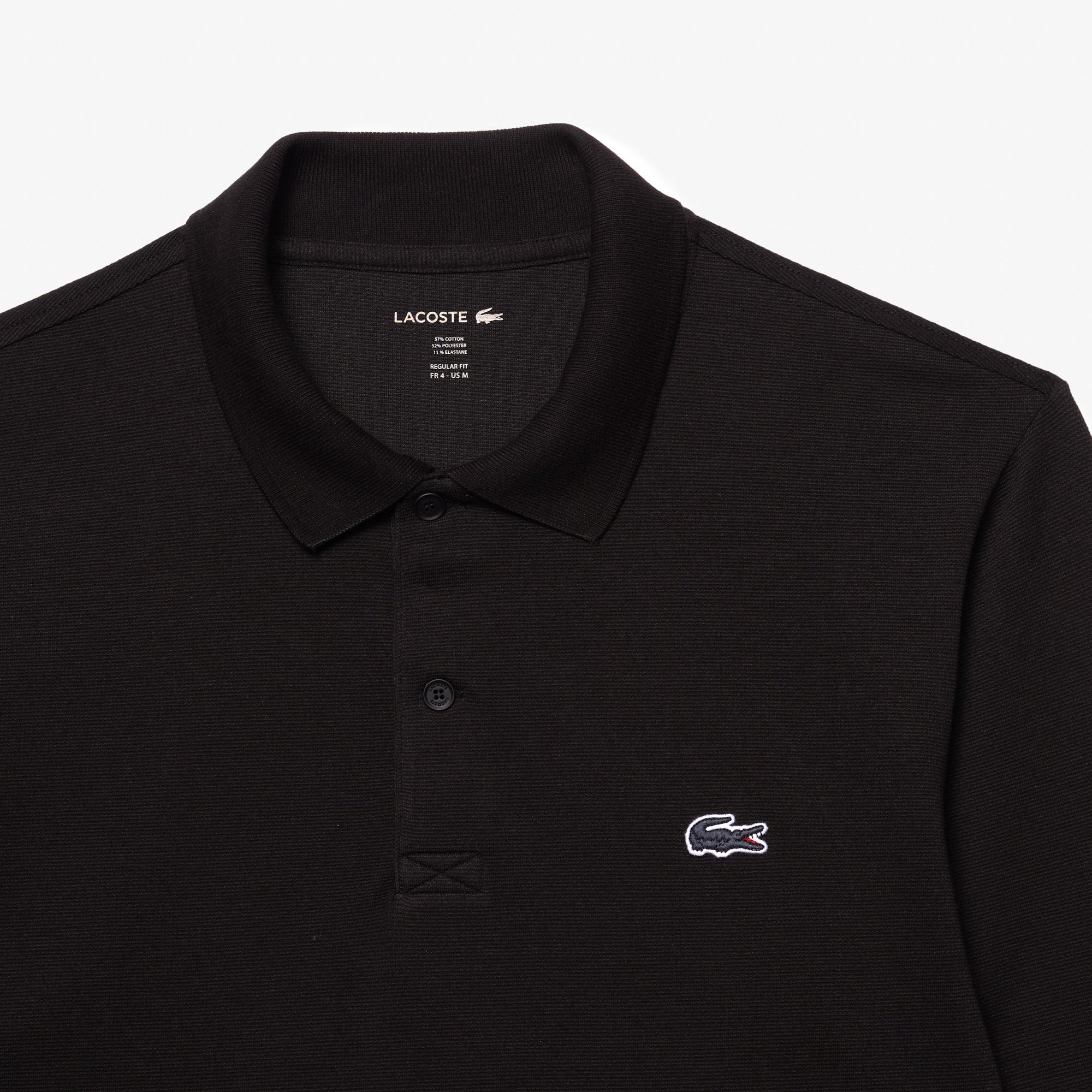 Regular Fit Long Sleeved Cotton Polo Shirt