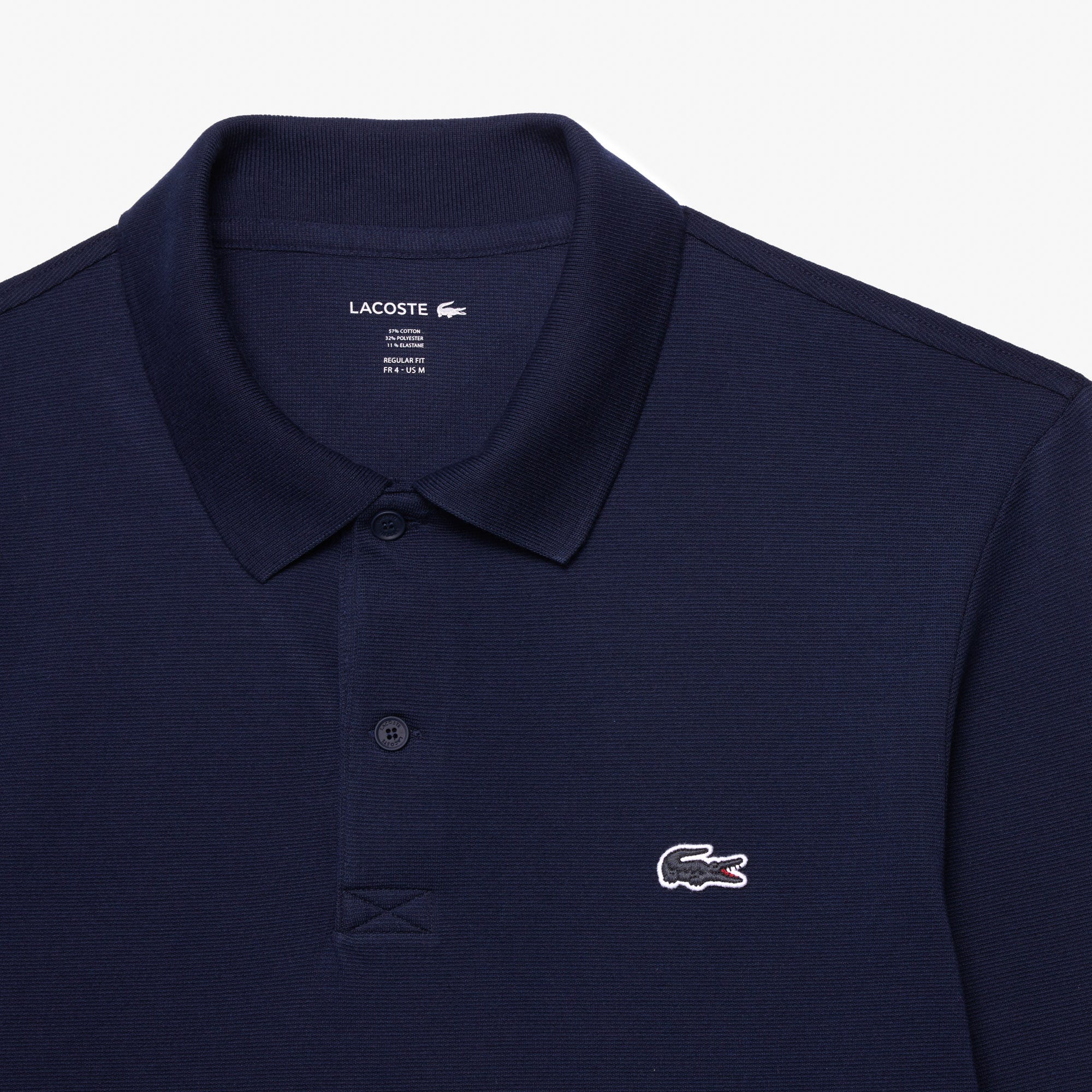 Regular Fit Long Sleeved Cotton Polo Shirt