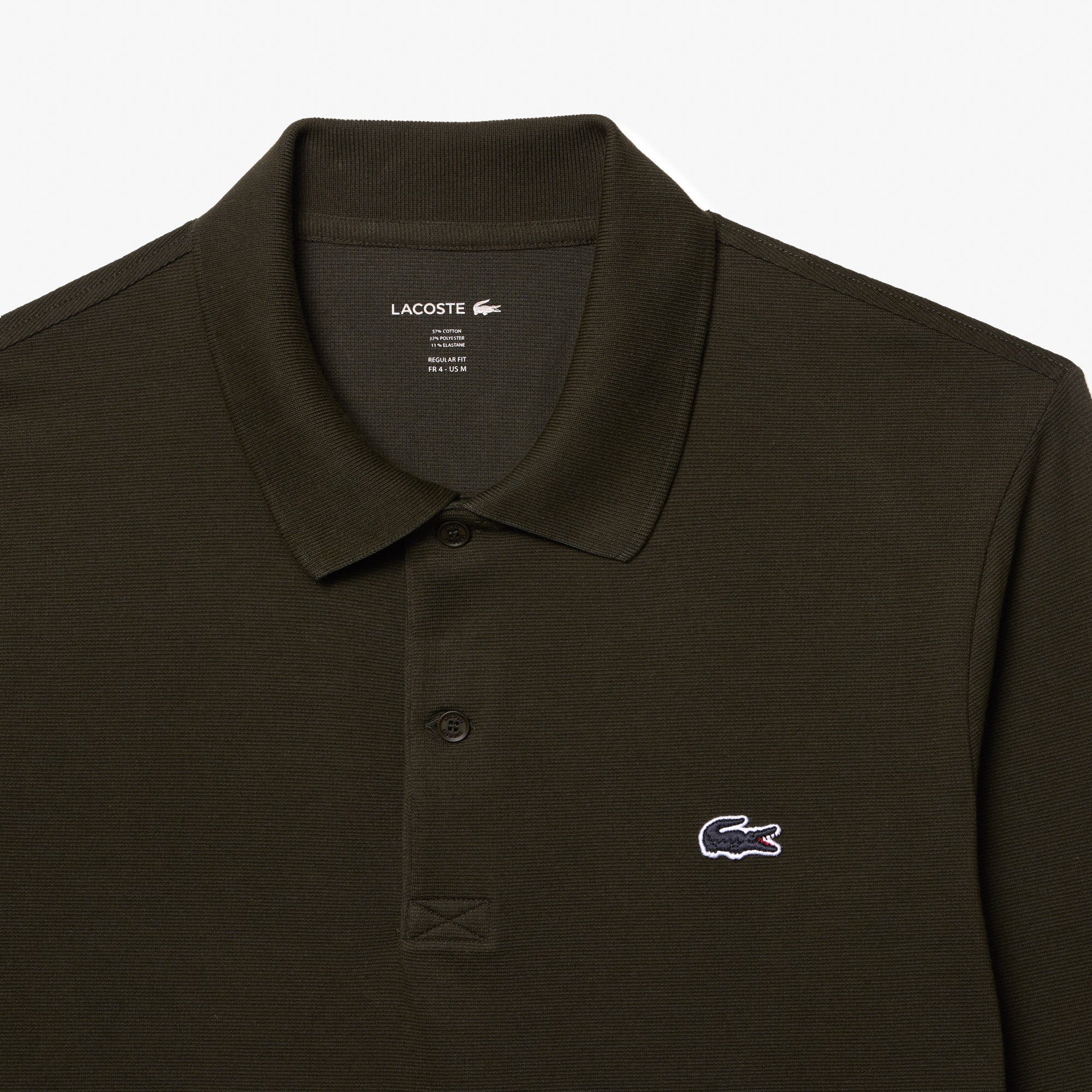 Regular Fit Long Sleeved Cotton Polo Shirt