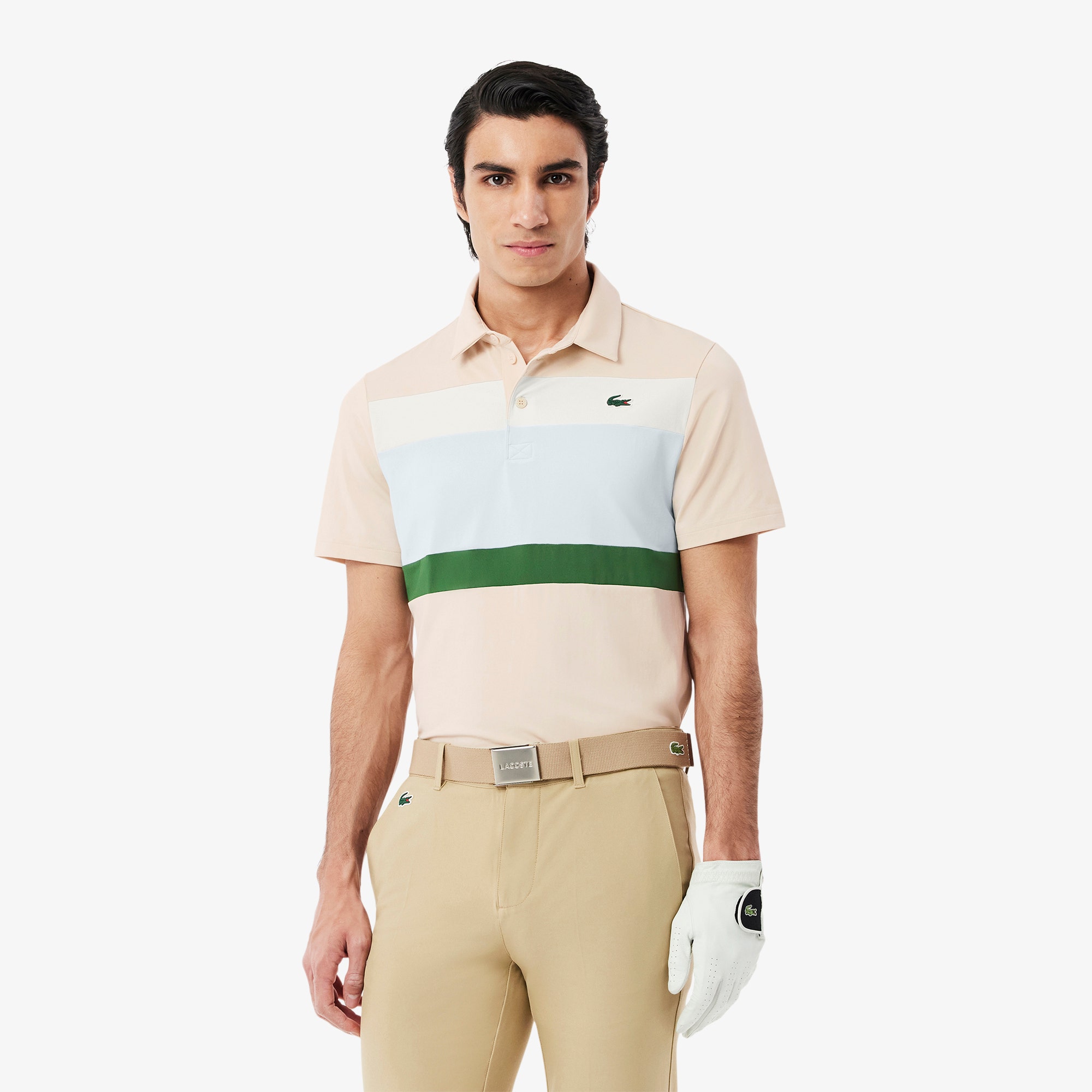 Regular Fit Colour-Block Golf Polo Shirt