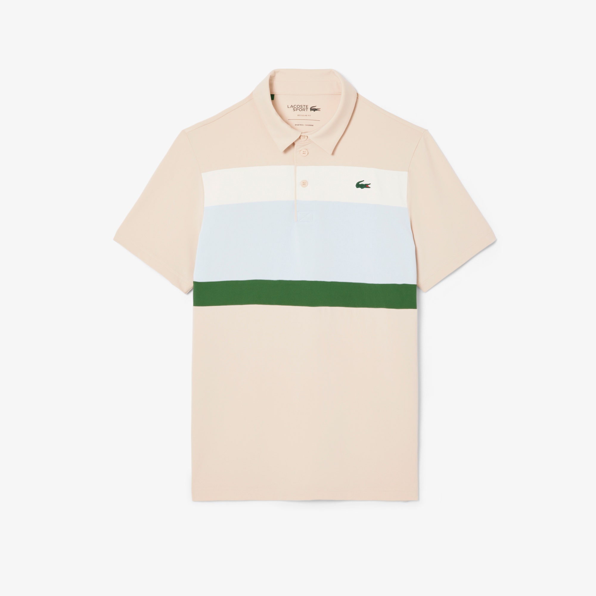 Regular Fit Colour-Block Golf Polo Shirt