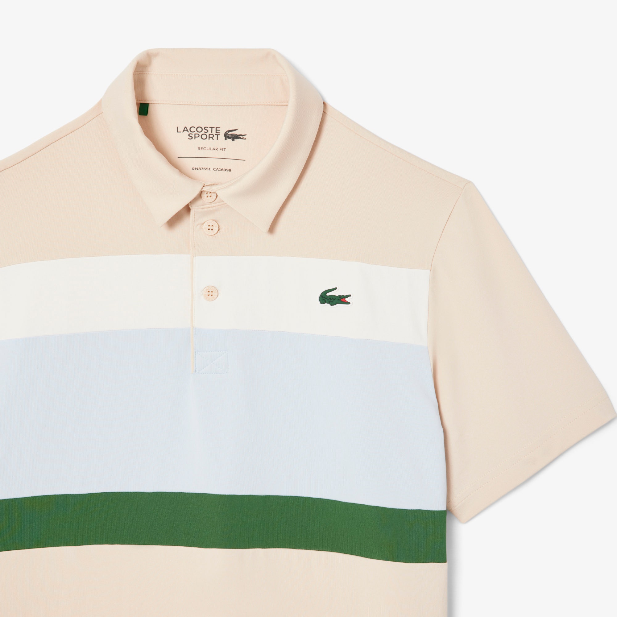 Regular Fit Colour-Block Golf Polo Shirt