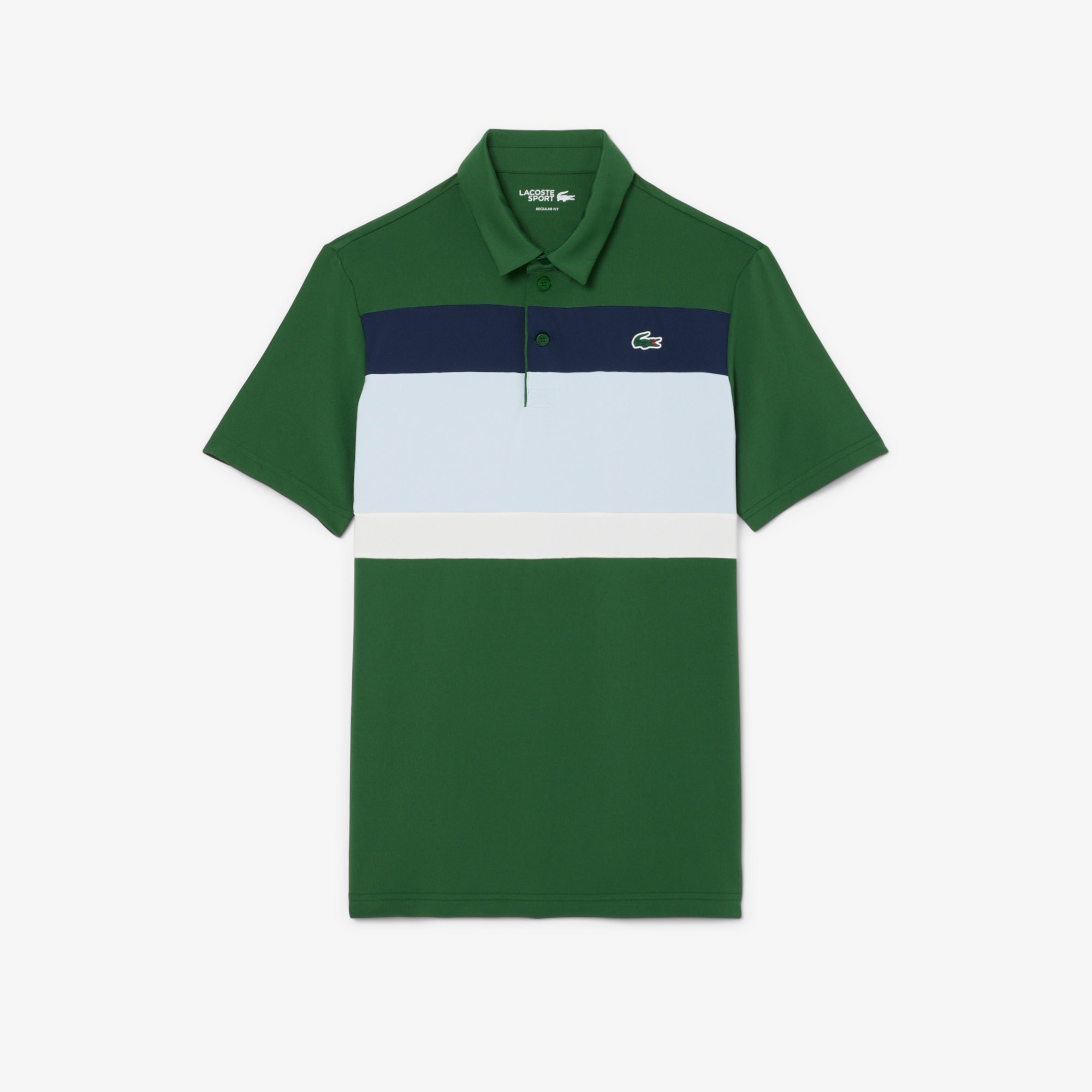 Regular Fit Colour-Block Golf Polo Shirt