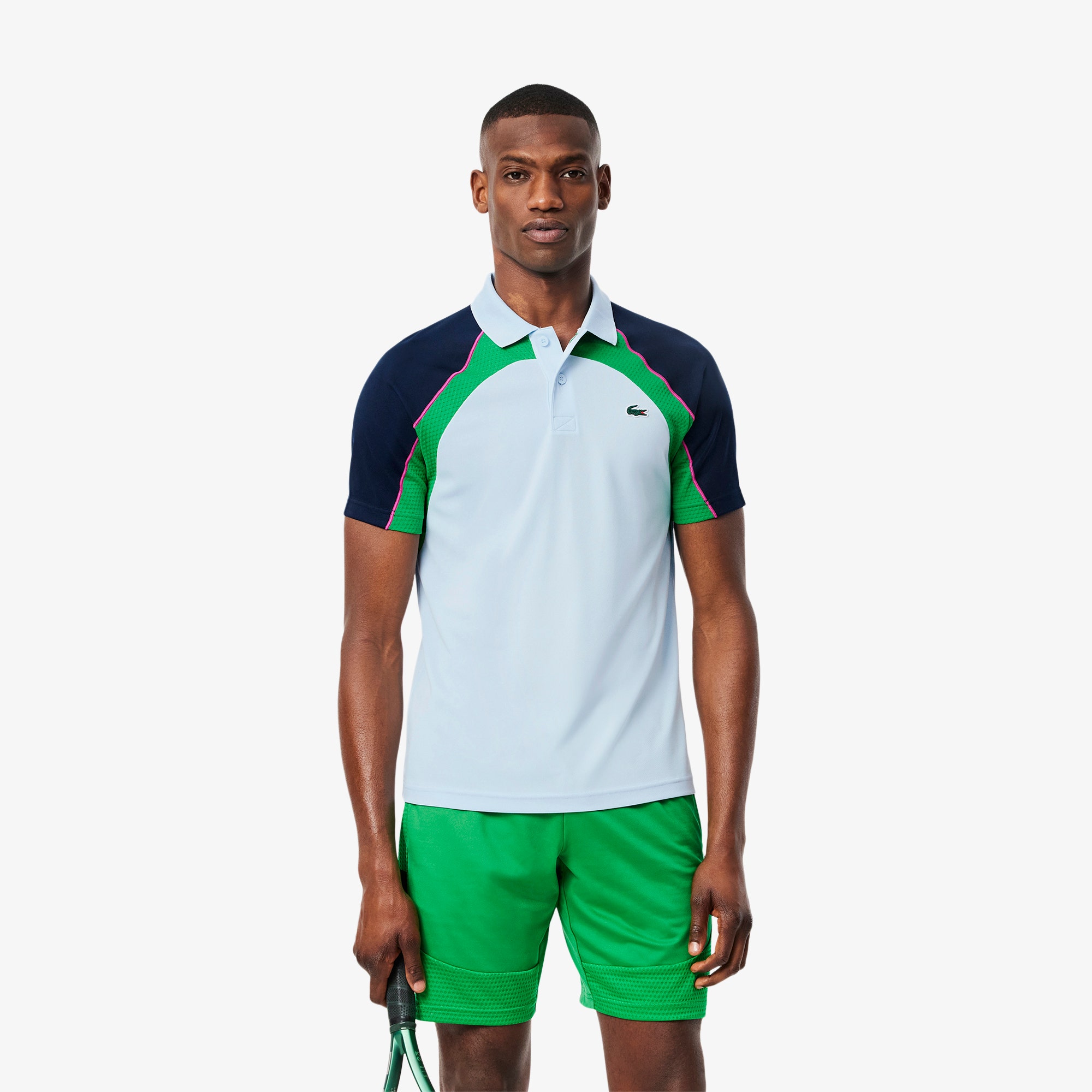 Ultra Dry Colour-Block Tennis Polo Shirt