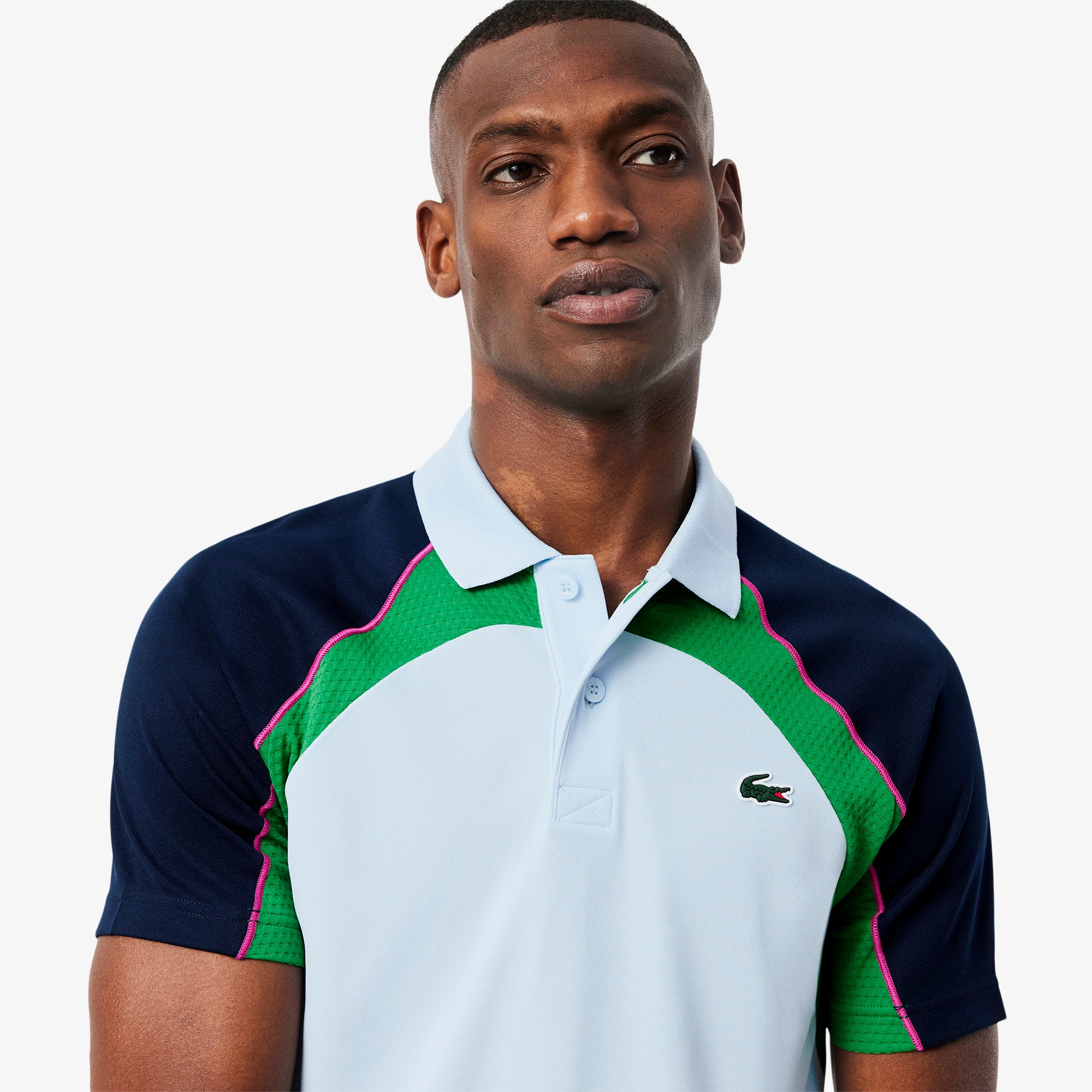 Ultra Dry Colour-Block Tennis Polo Shirt