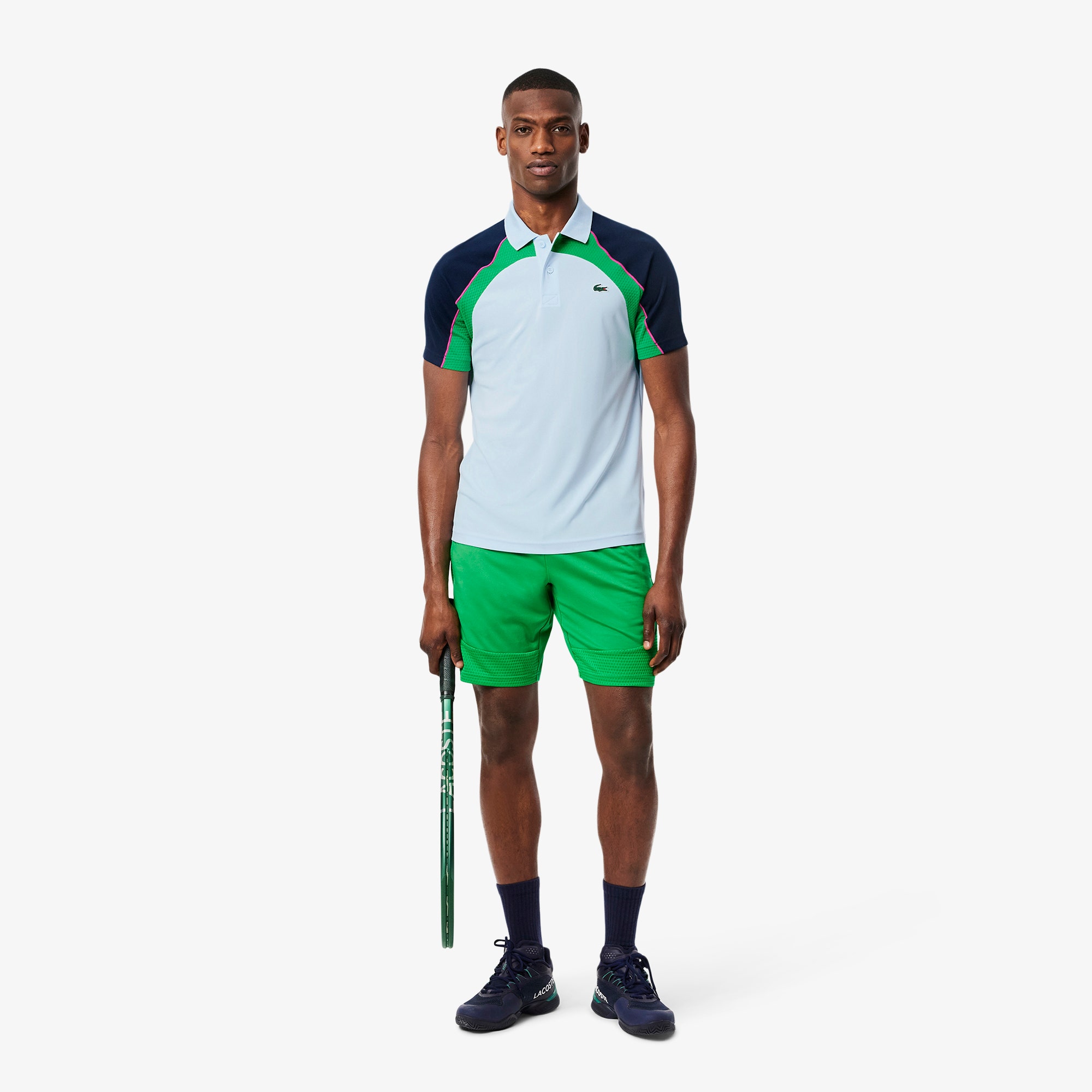 Ultra Dry Colour-Block Tennis Polo Shirt