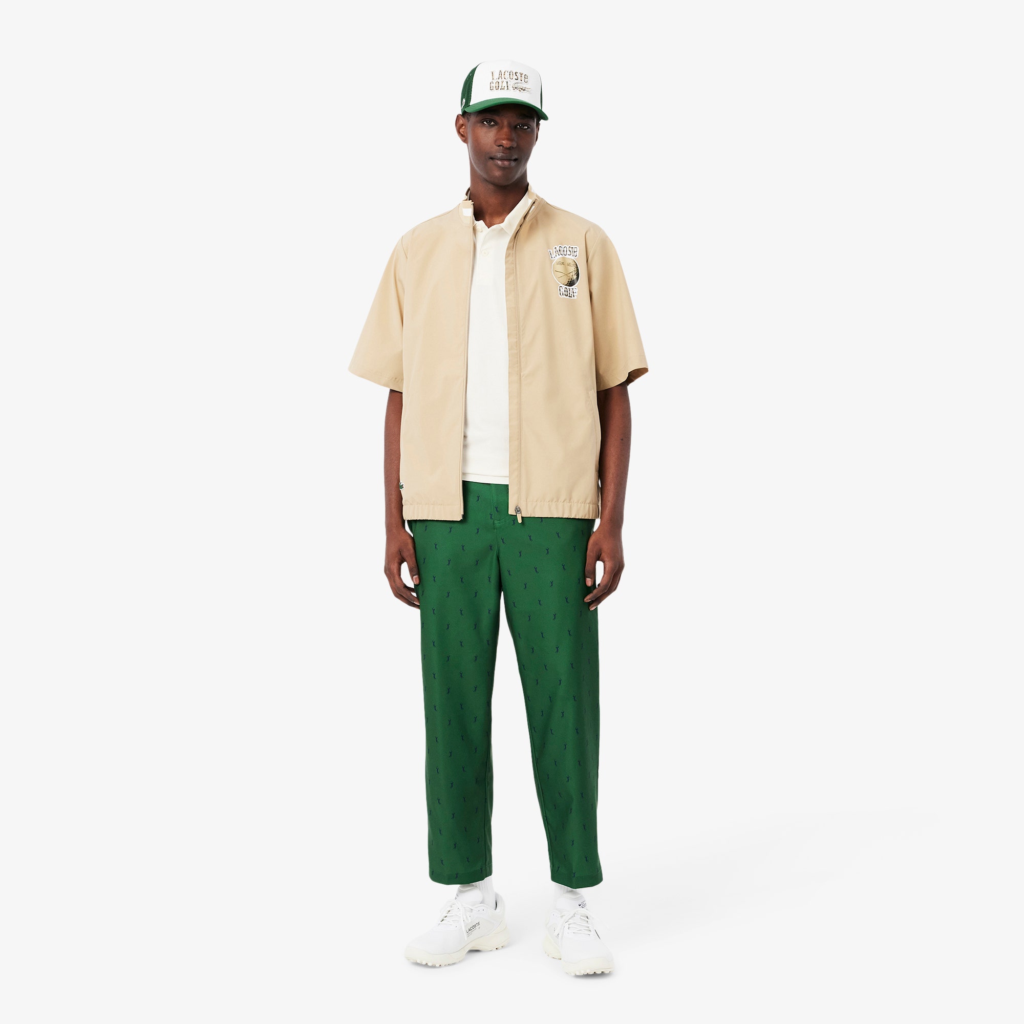 Relaxed Fit Mini-Pique Golf Polo Shirt