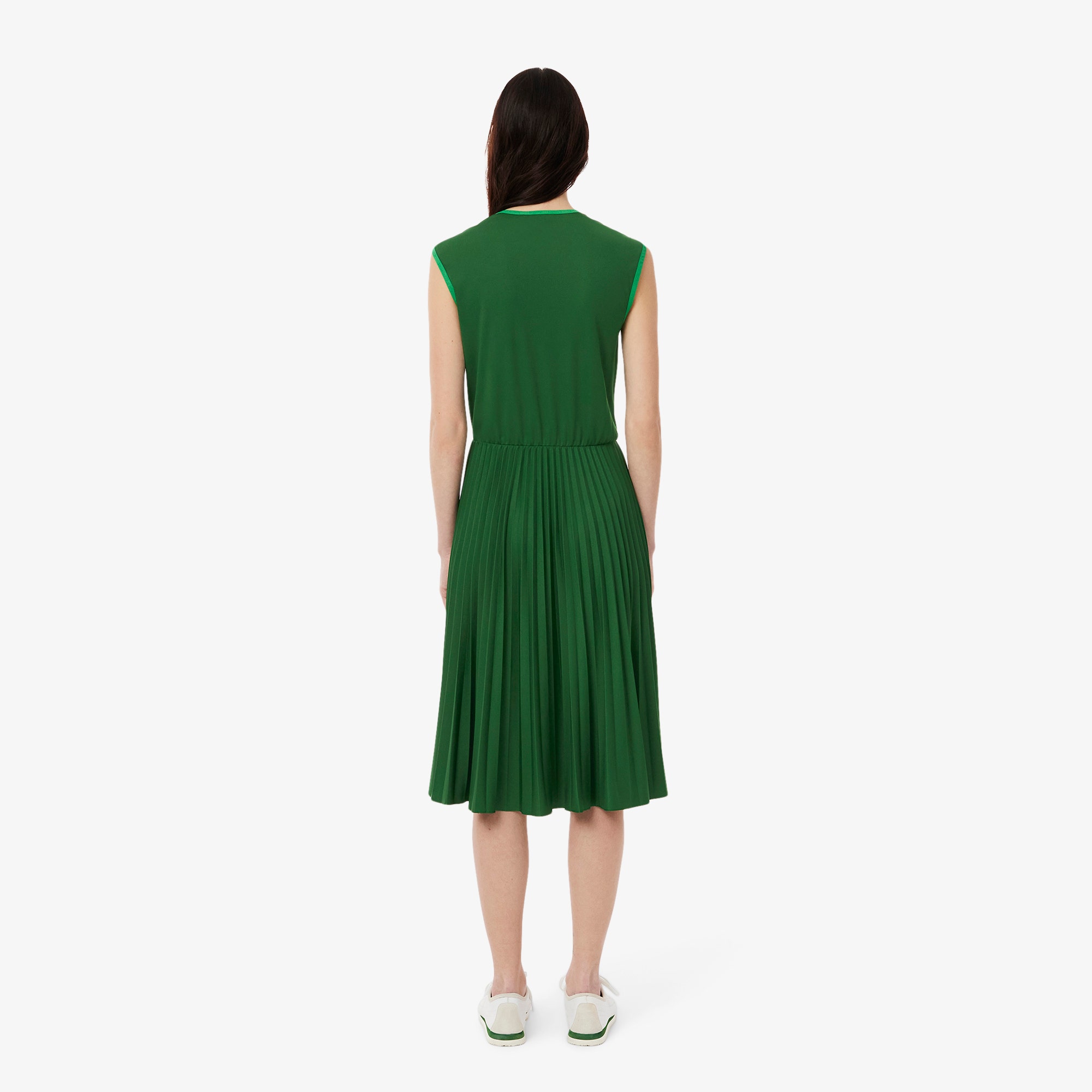 Sleeveless Pleated Dress