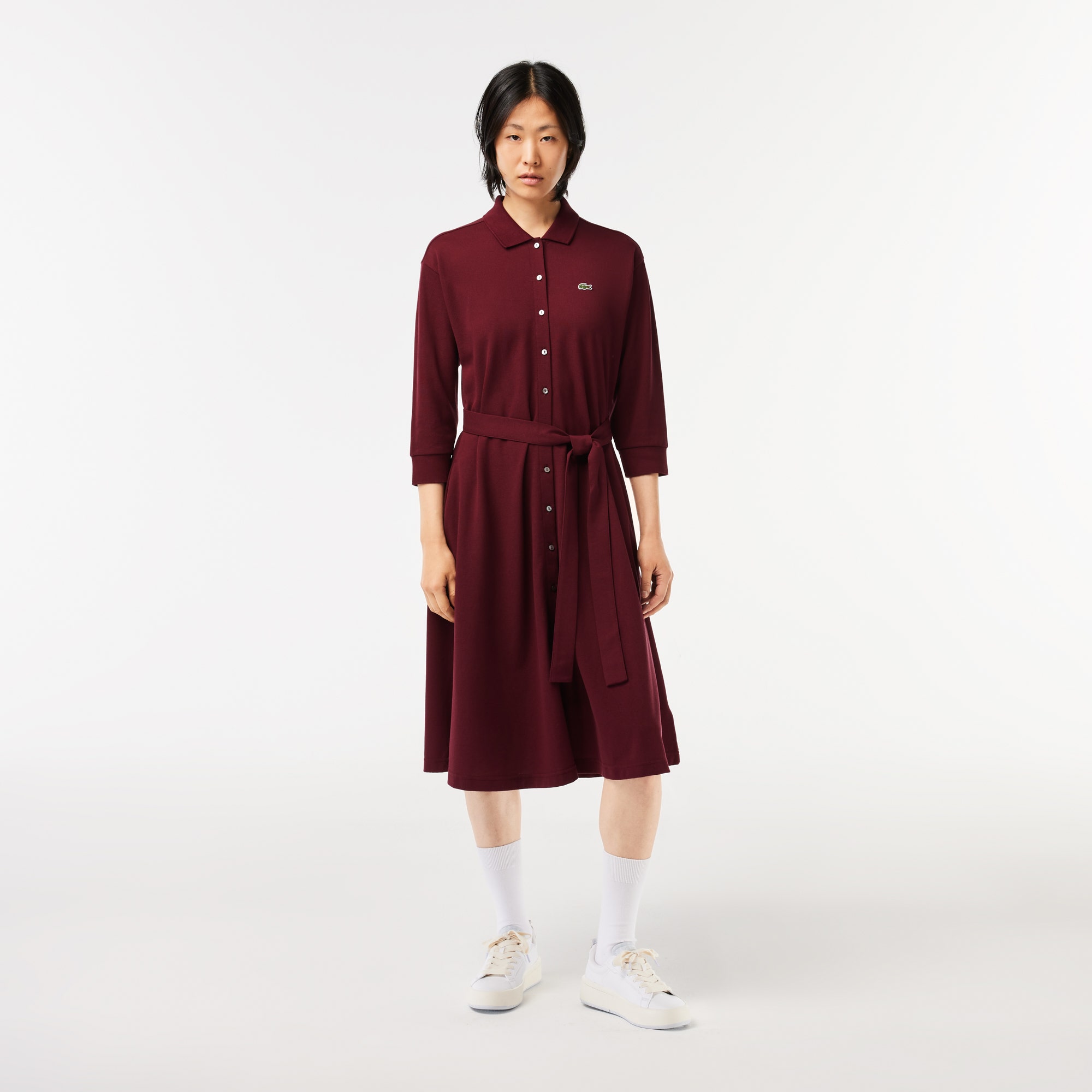 Relaxed Fit Pique Polo Dress