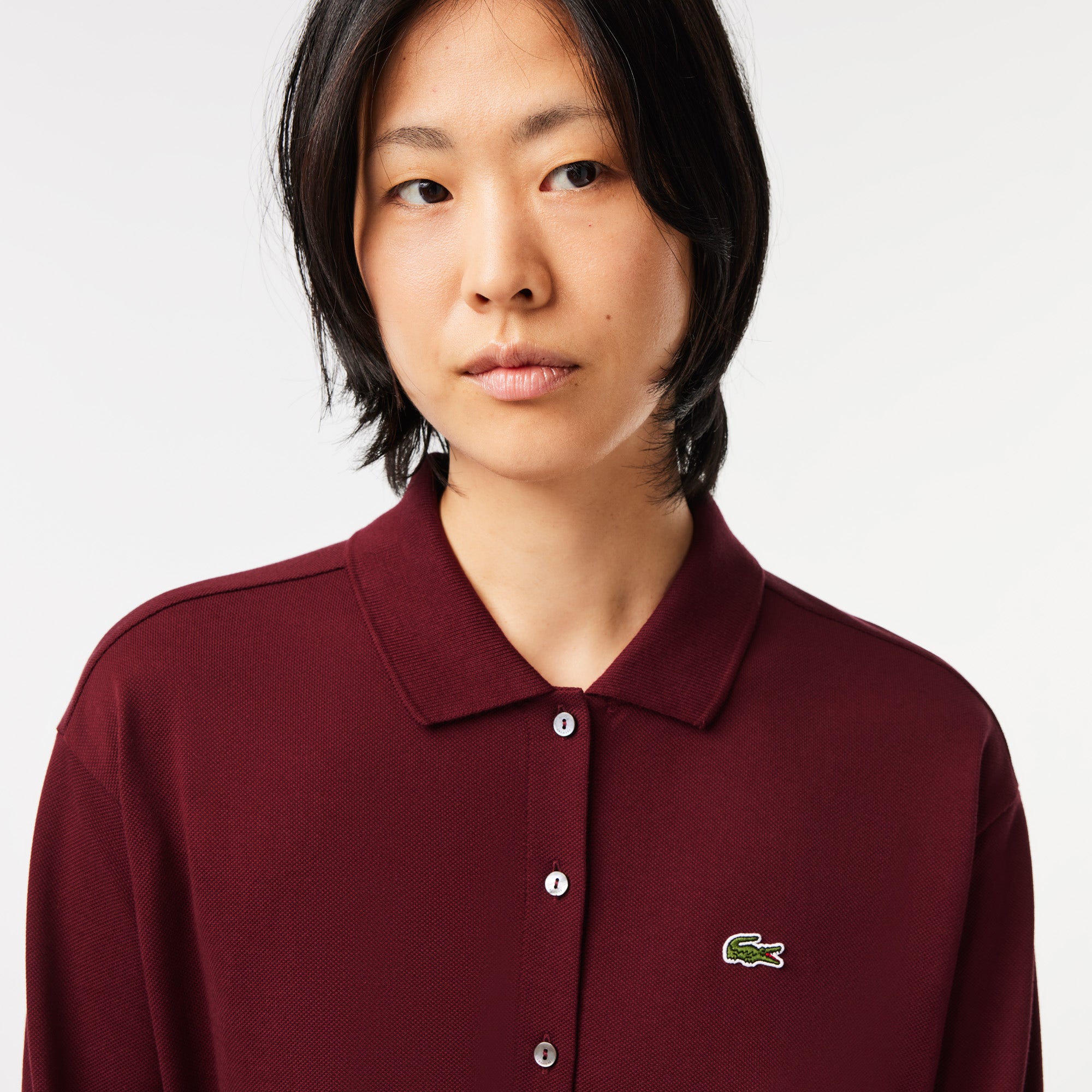 Relaxed Fit Pique Polo Dress