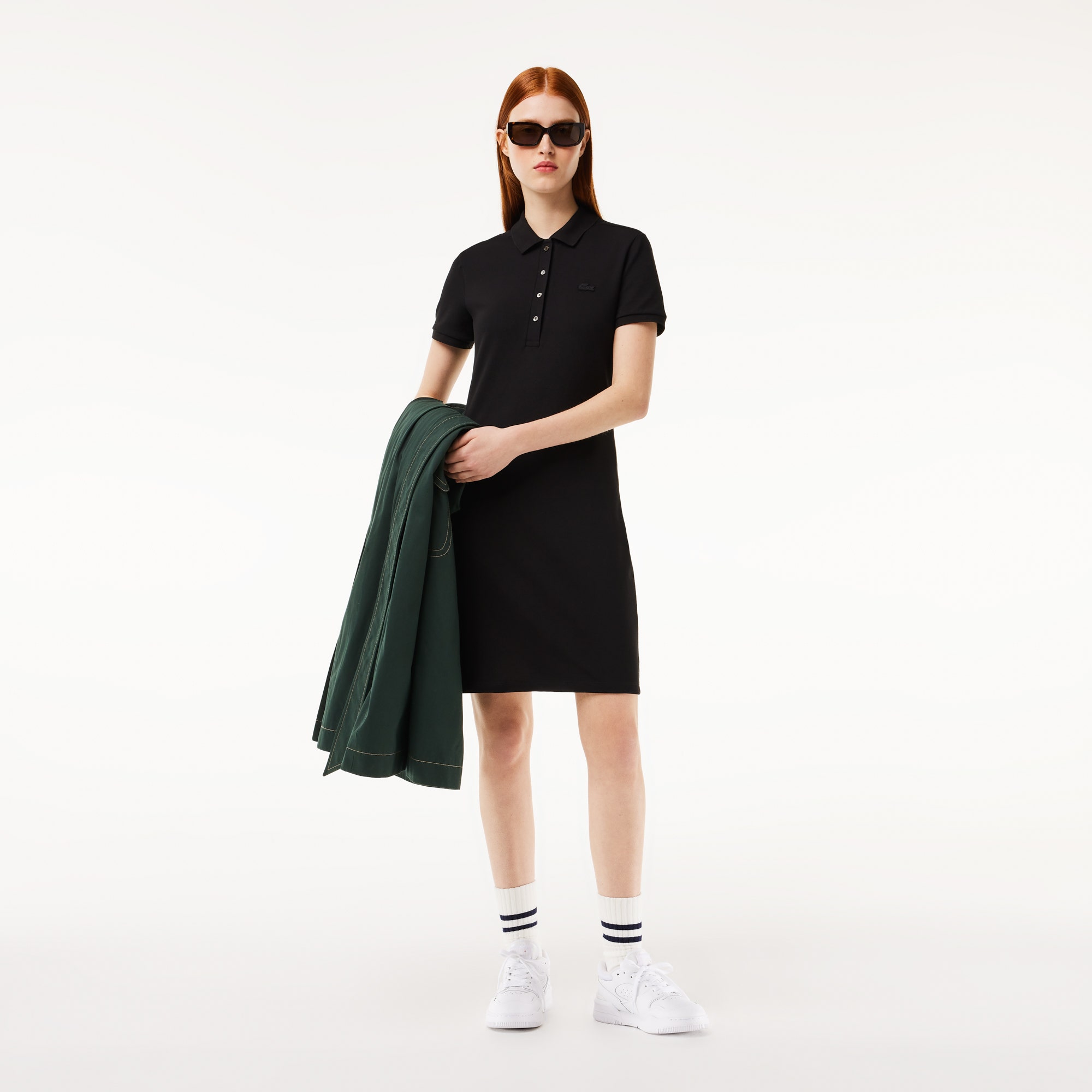 Women's Stretch Cotton Pique Polo Dress