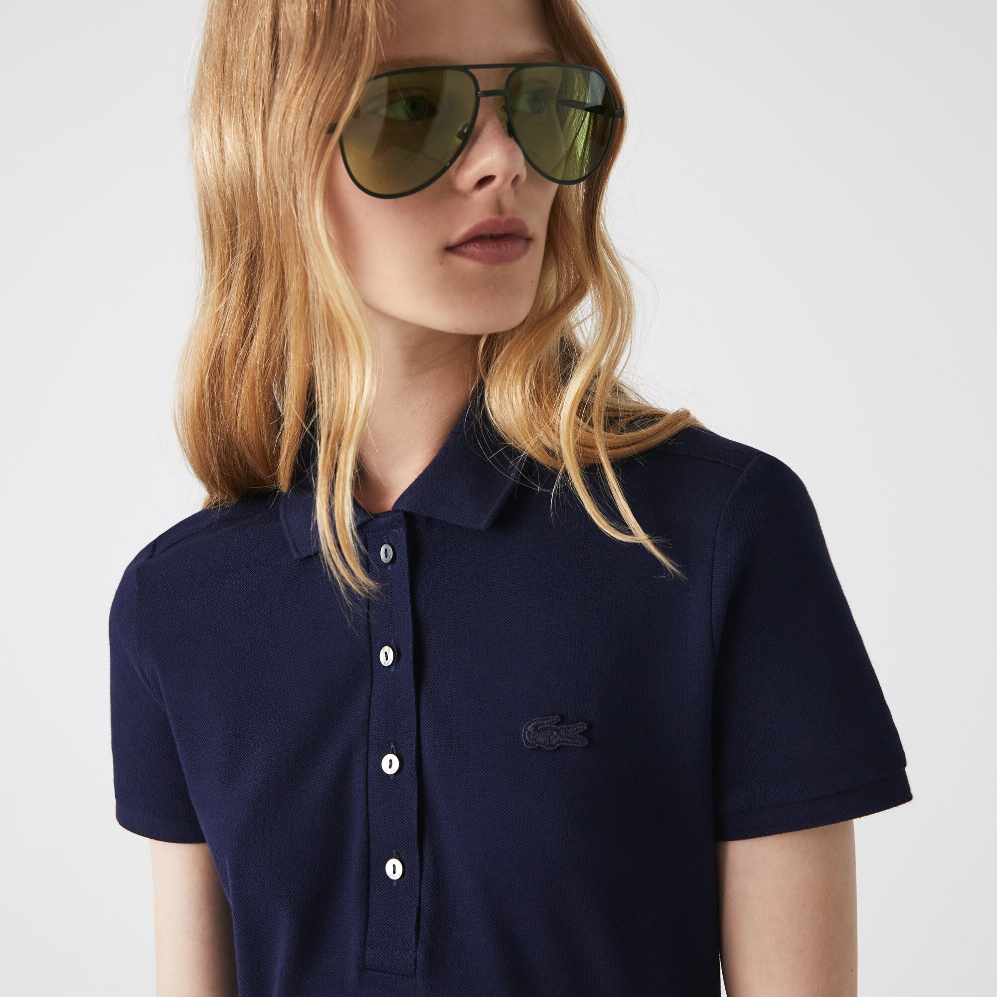 Women's Stretch Cotton Pique Polo Dress