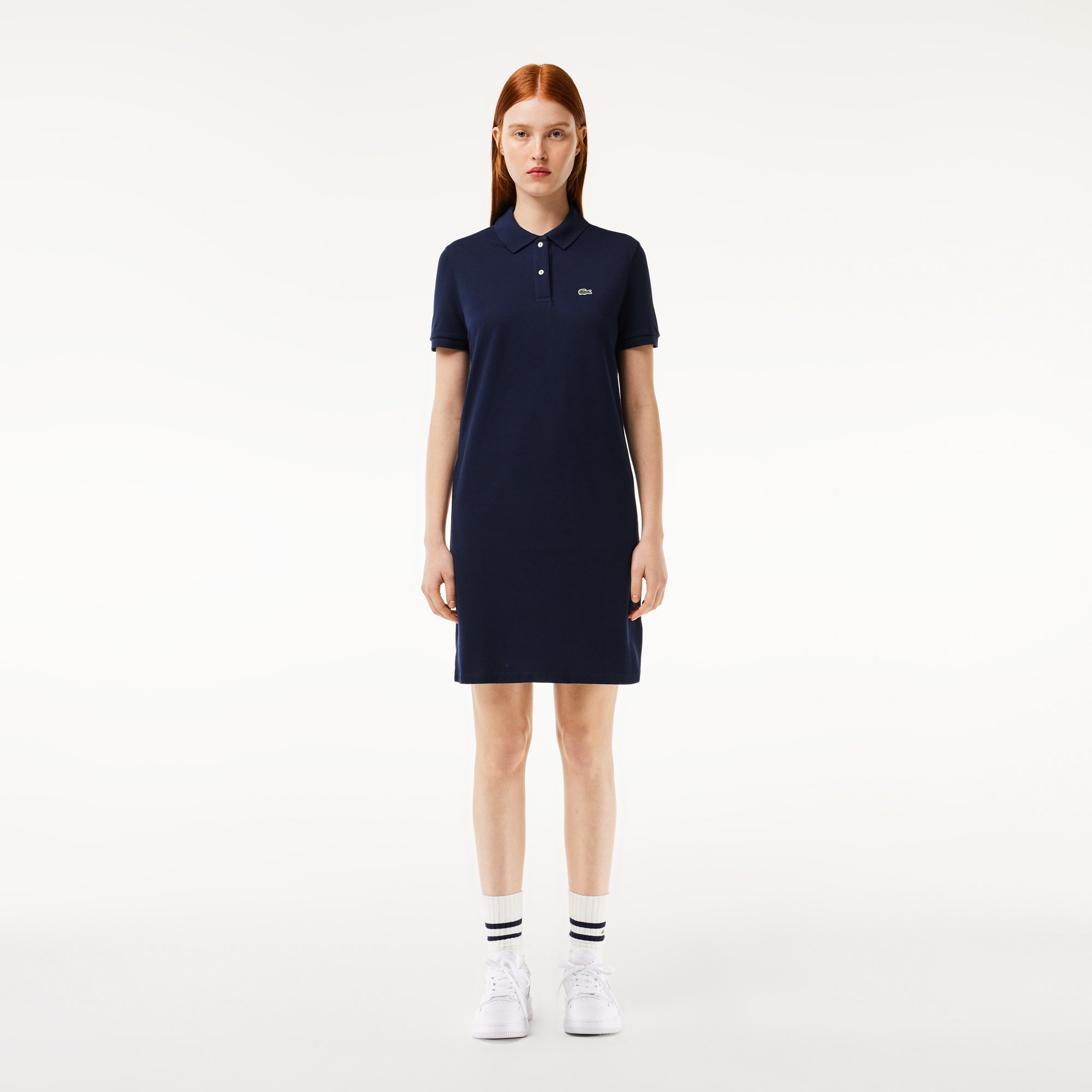 Women's Lacoste Pique Knit Polo Dress
