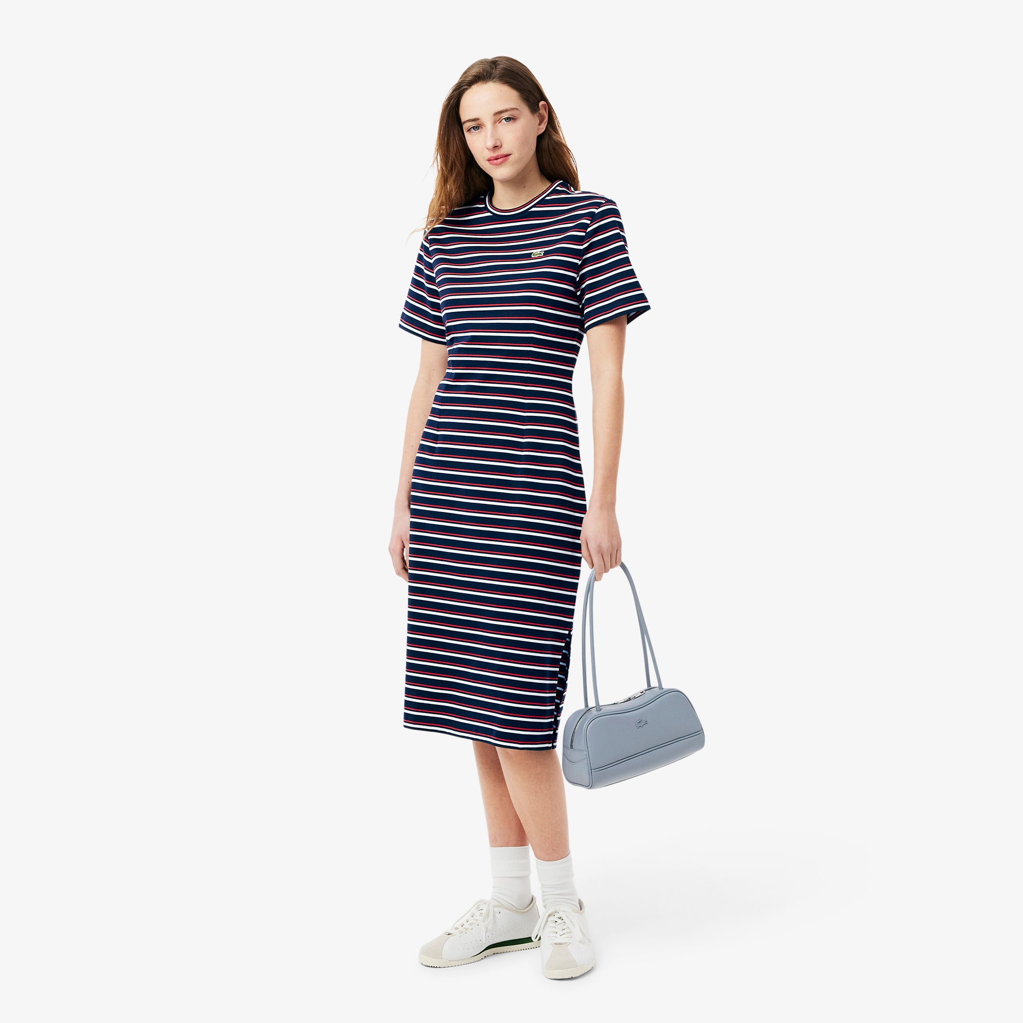 Striped Jersey T-Shirt Dress