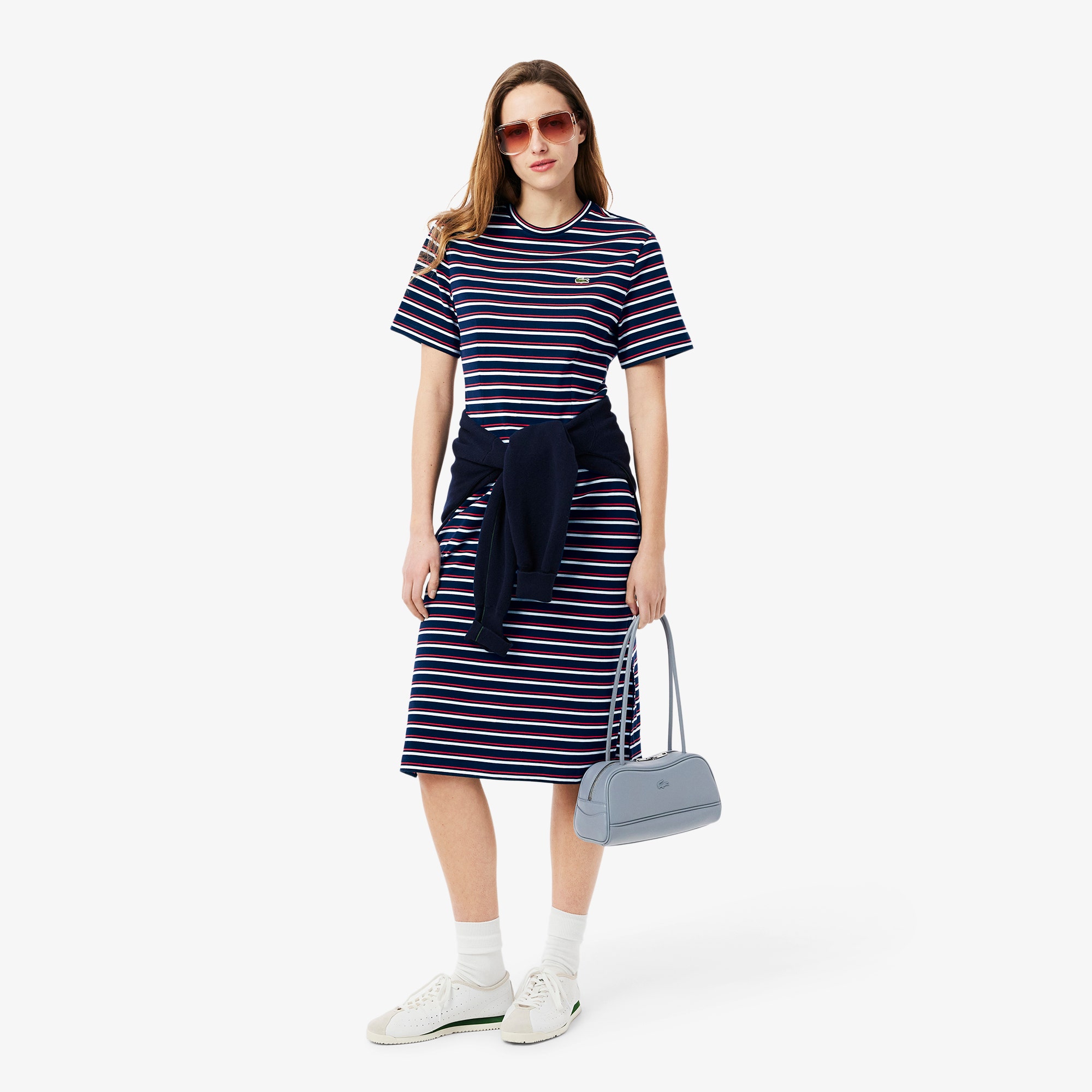 Striped Jersey T-Shirt Dress