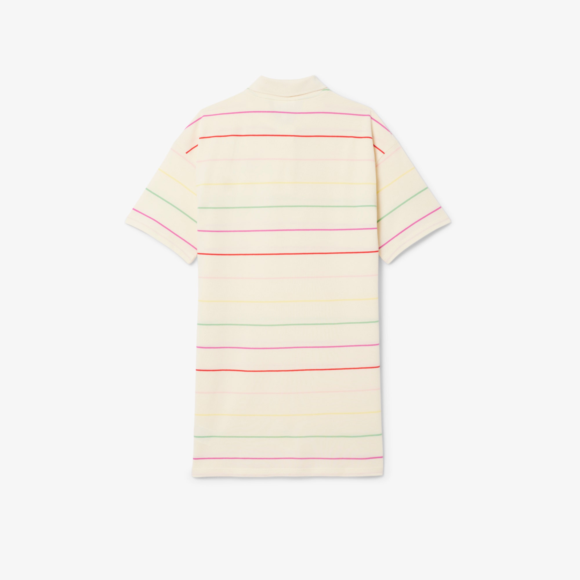 Striped Cotton Polo Dress