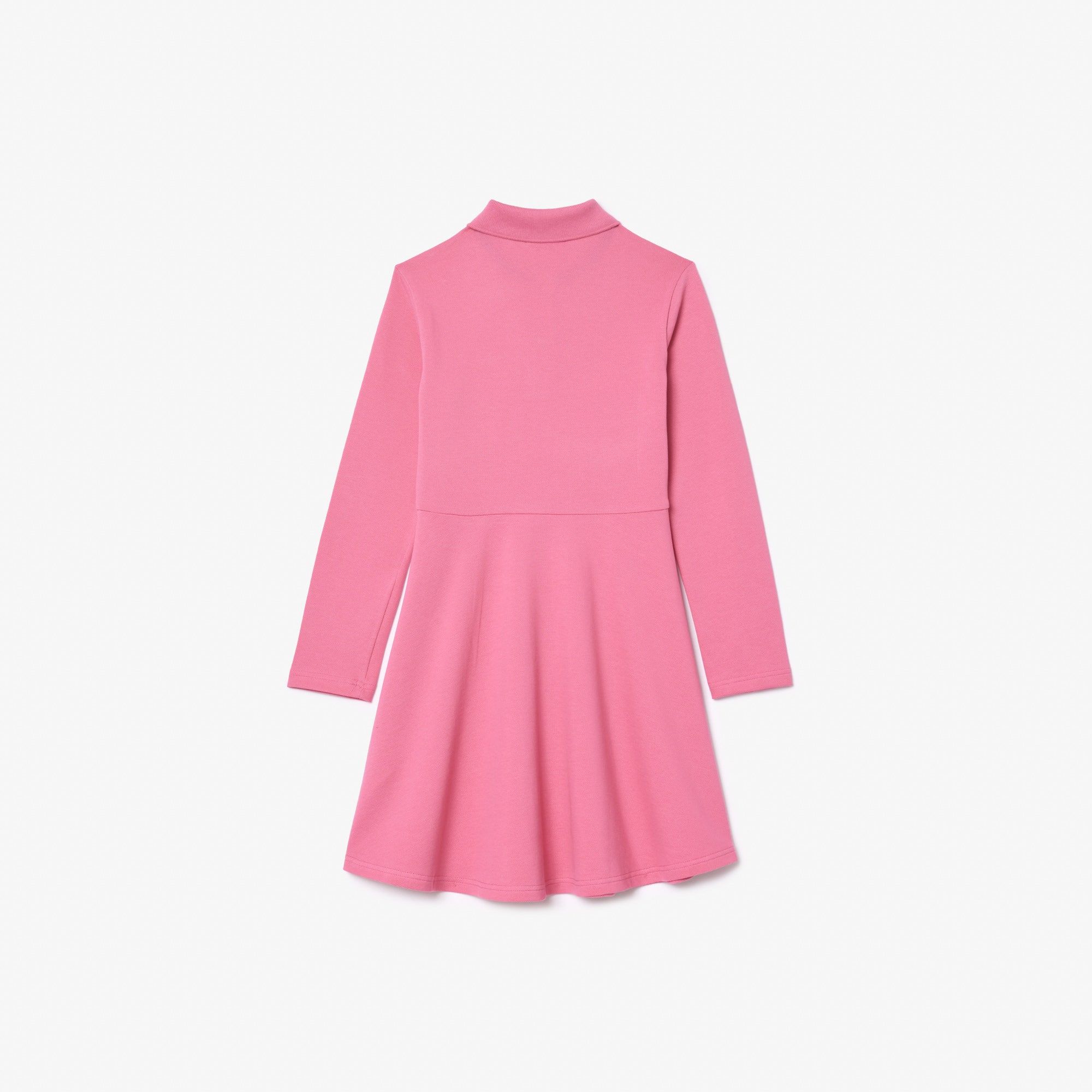 Long Sleeved Stretch Pique Polo Dress