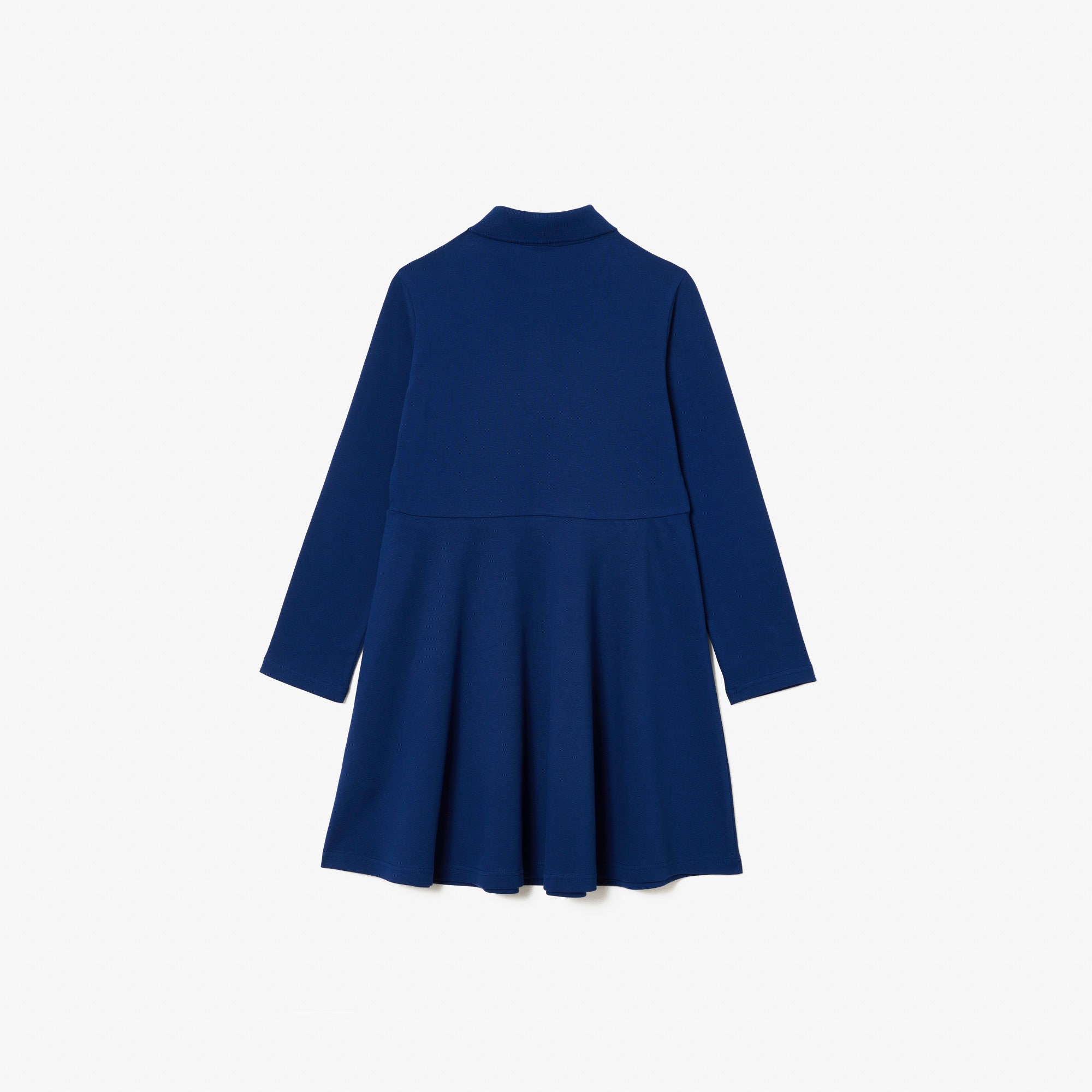 Long Sleeved Stretch Pique Polo Dress