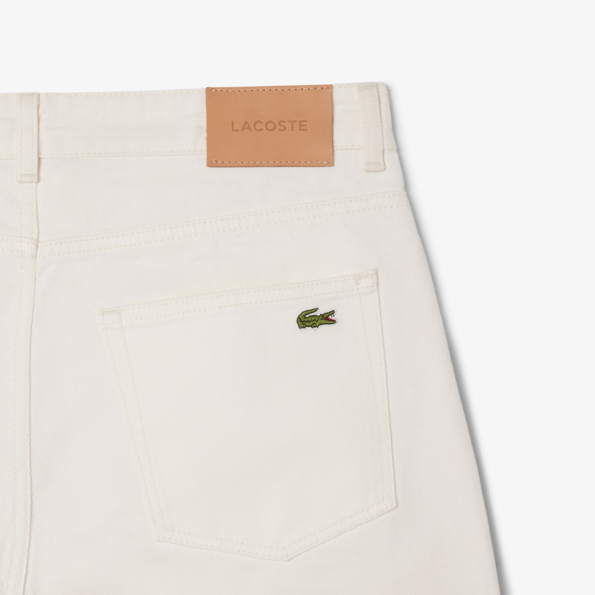 Straight Fit Denim Bermuda Shorts
