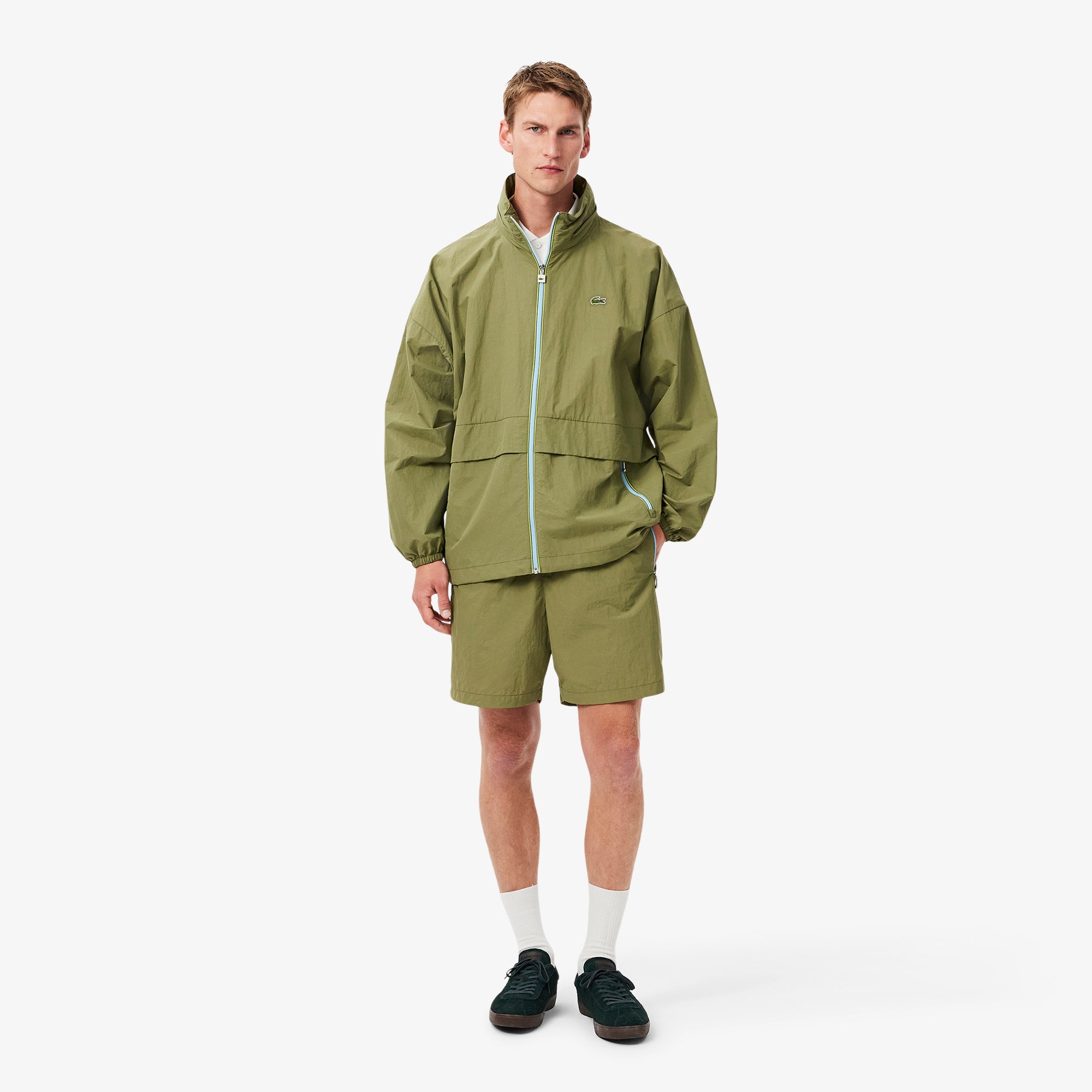 Loose Cut Zipped Pocket Shorts