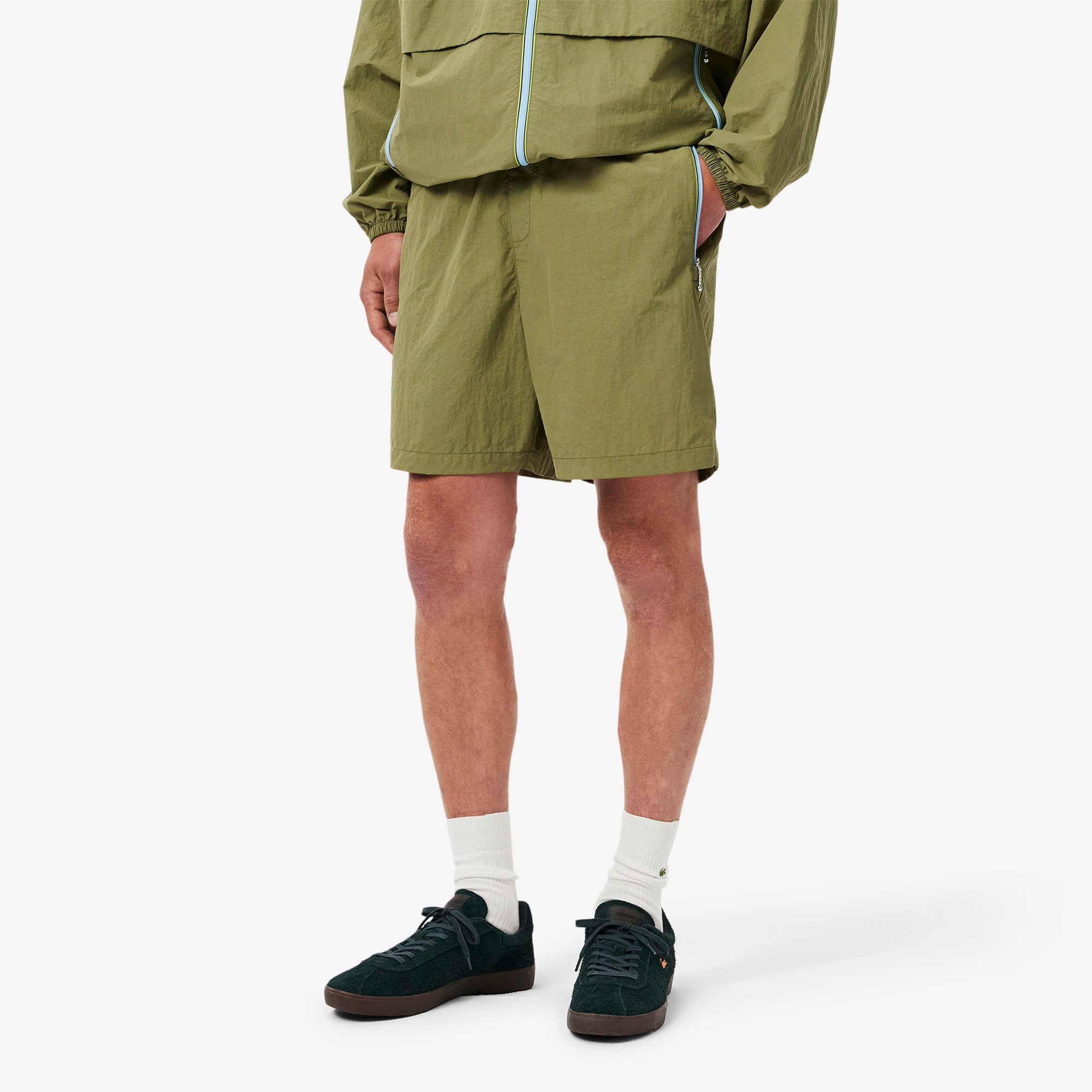 Loose Cut Zipped Pocket Shorts