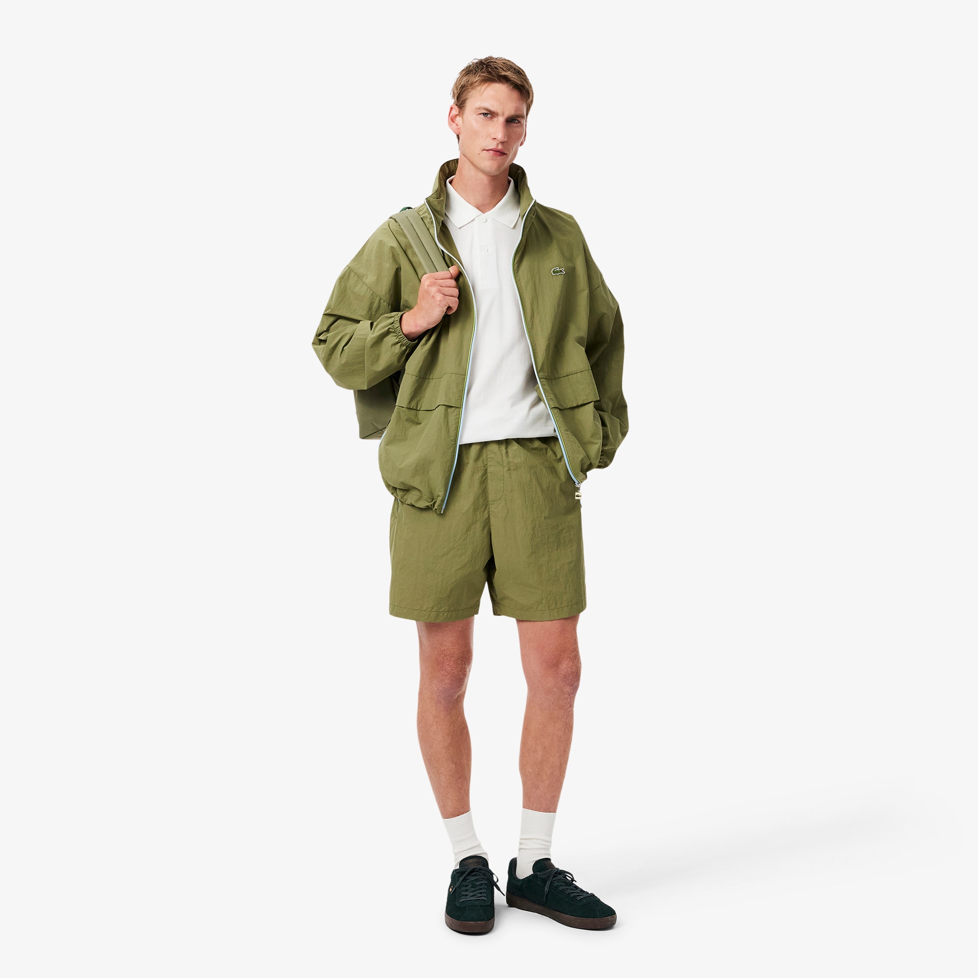 Loose Cut Zipped Pocket Shorts